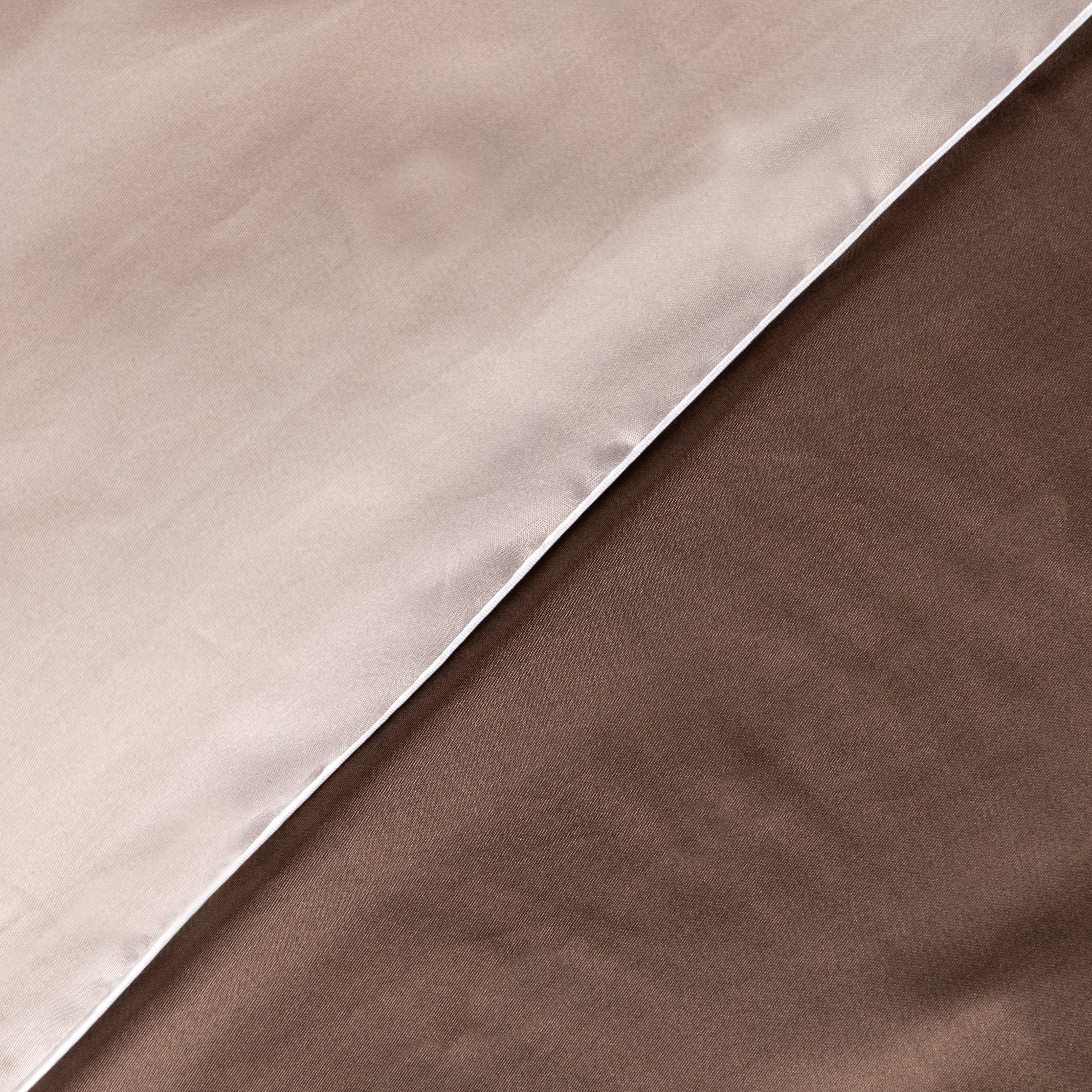 Doppelbett-Bettbezug-Set aus reinem Baumwollsatin, Satin-Finesse
