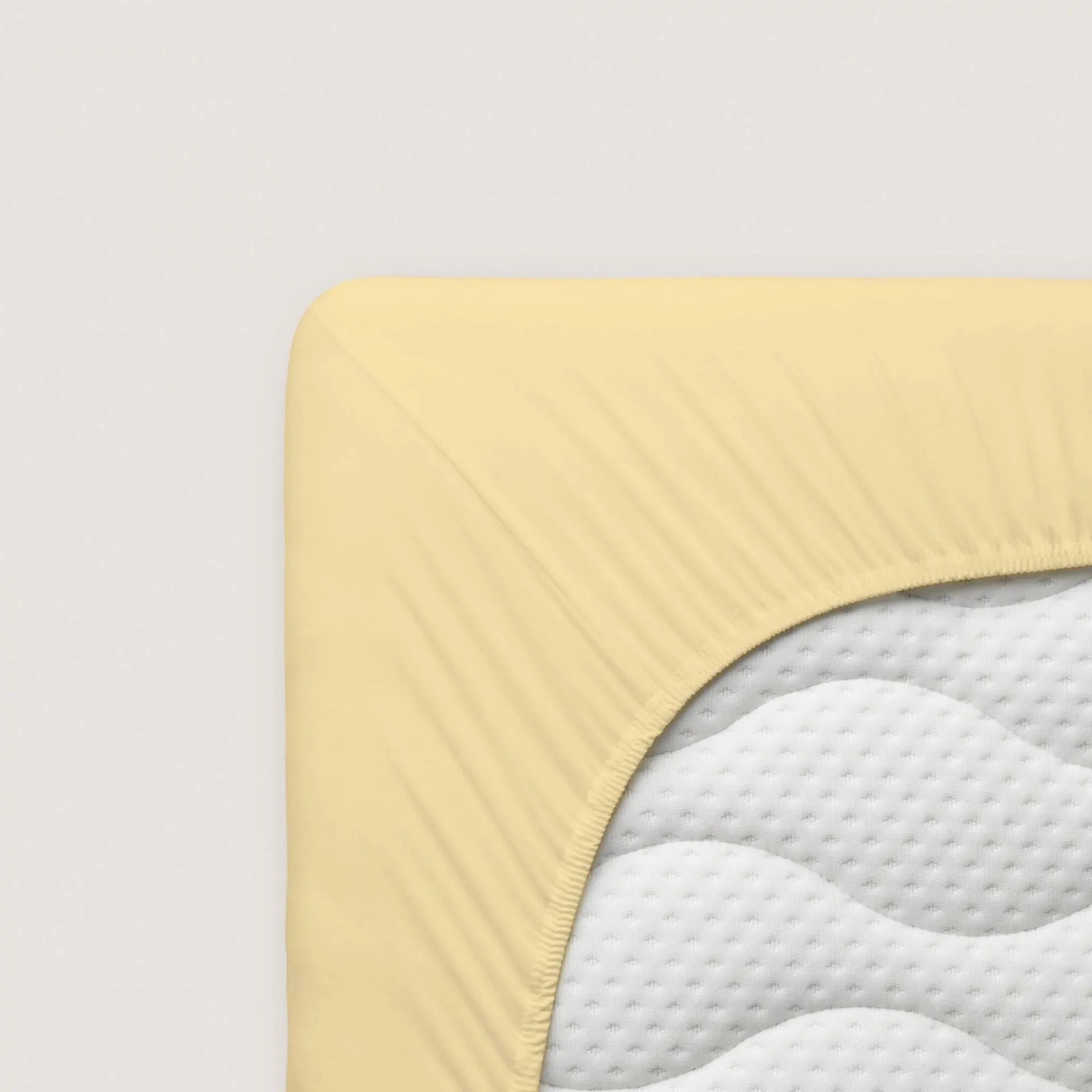 Drap-housse en jersey Makò sans repassage schlafgut couleur unie 50041
