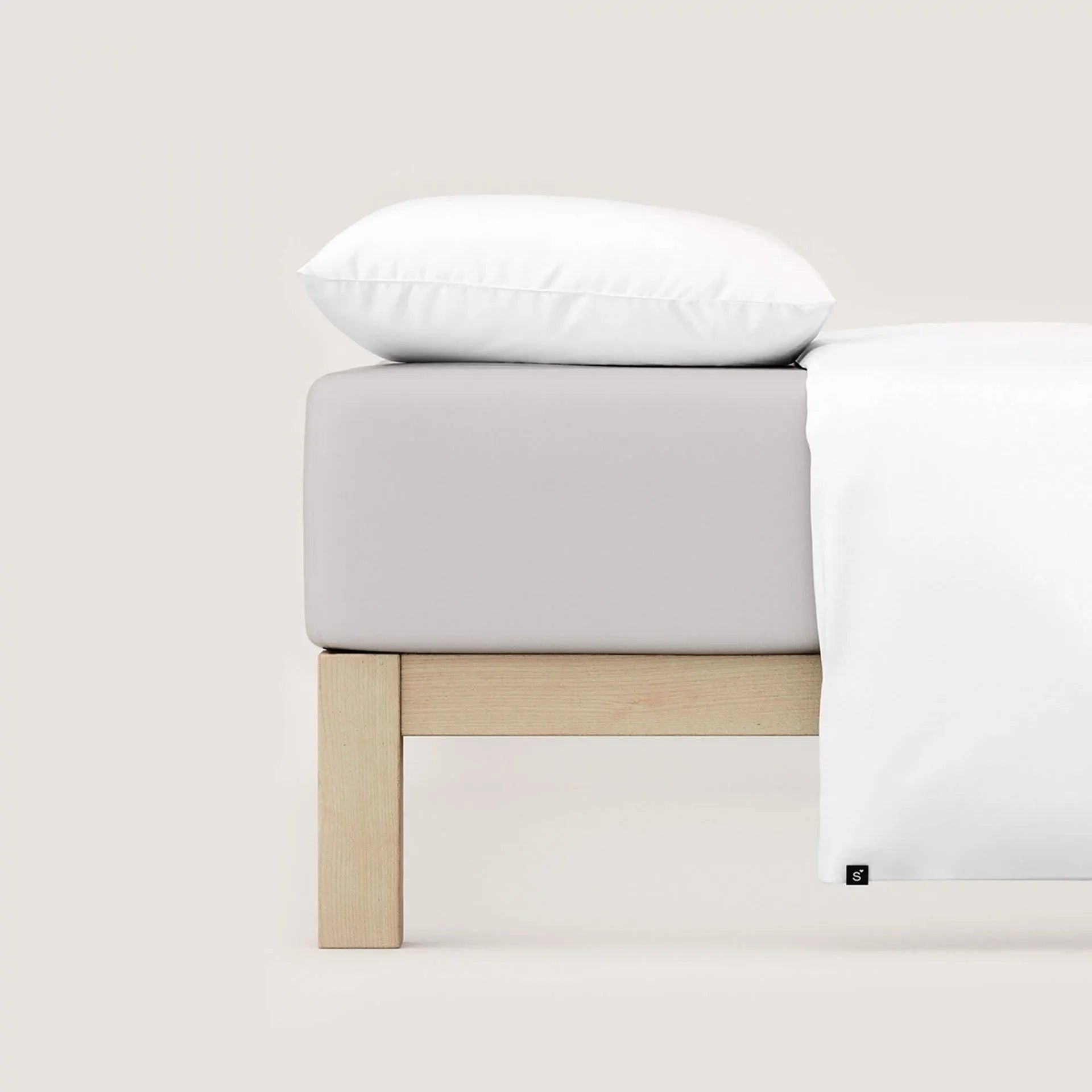Drap-housse en jersey Makò sans repassage schlafgut couleur unie 50041