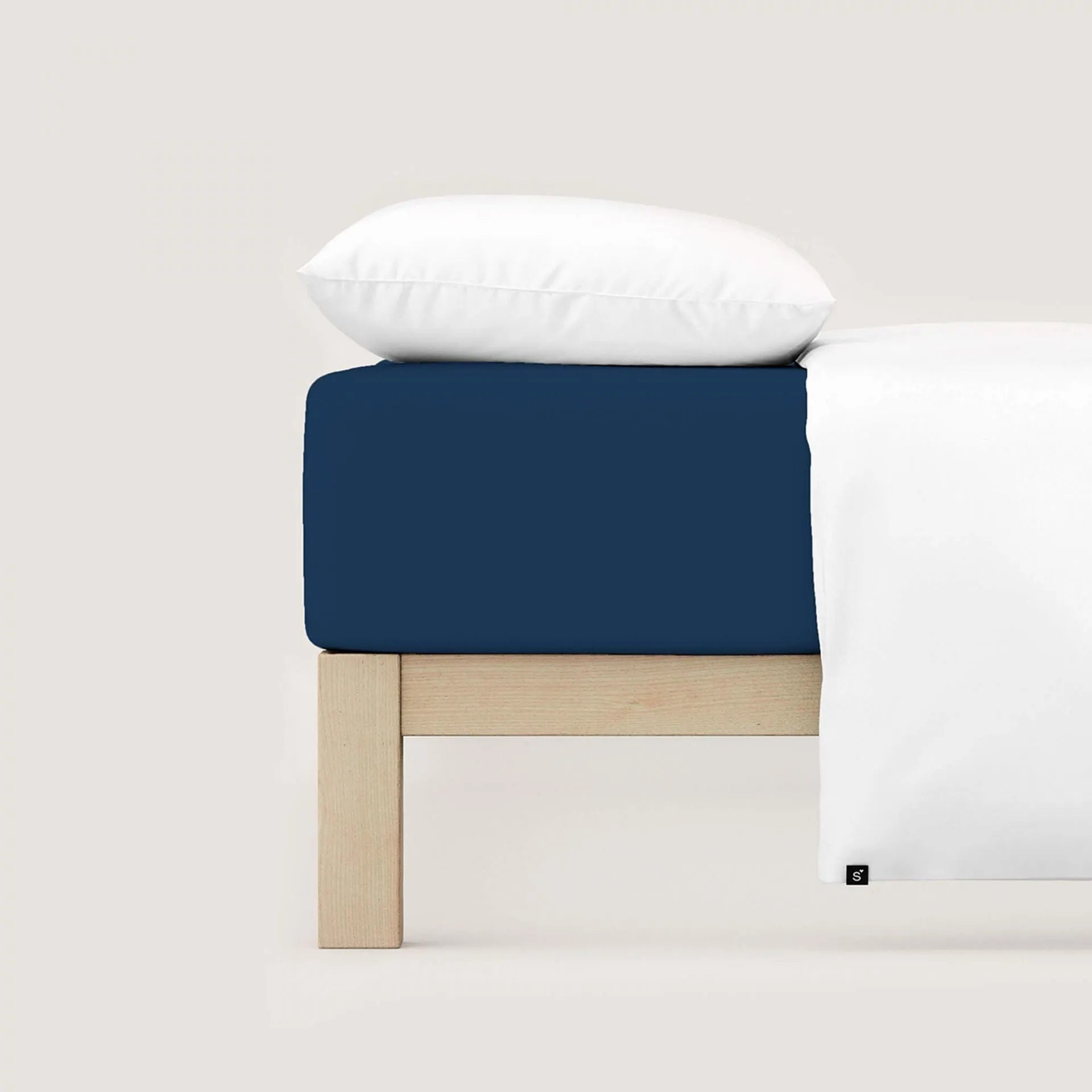 Drap-housse en jersey Makò sans repassage schlafgut couleur unie 50041