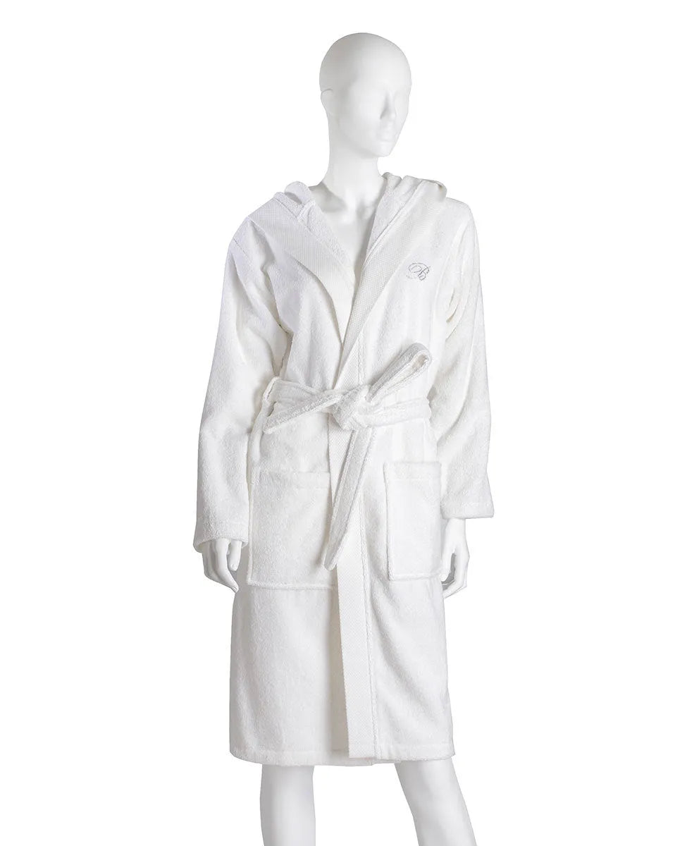 Accappatoio con cappuccio in cotone benessere, blumarine - Home Loves