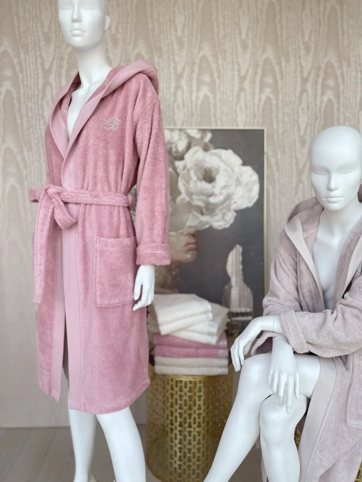 Accappatoio con cappuccio in cotone benessere, blumarine - Home Loves