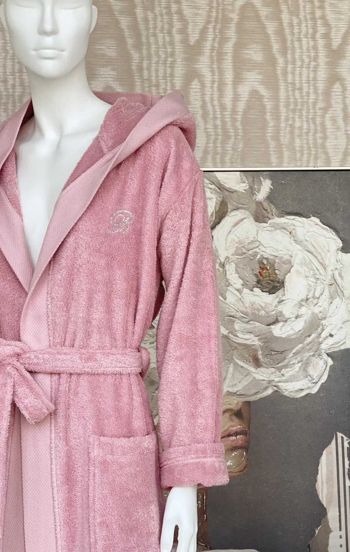 Accappatoio con cappuccio in cotone benessere, blumarine - Home Loves