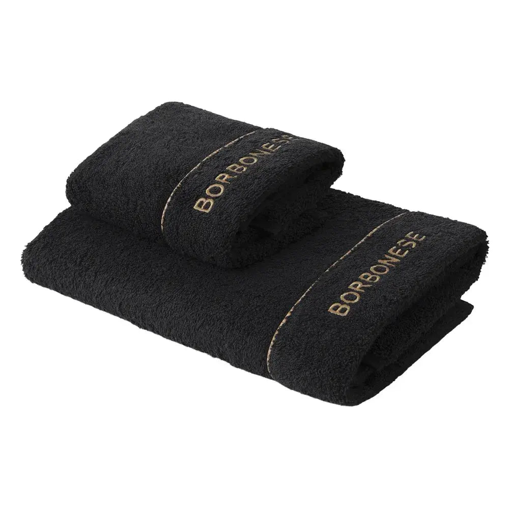 Asciugamani Fine OP Borbonese colore nero