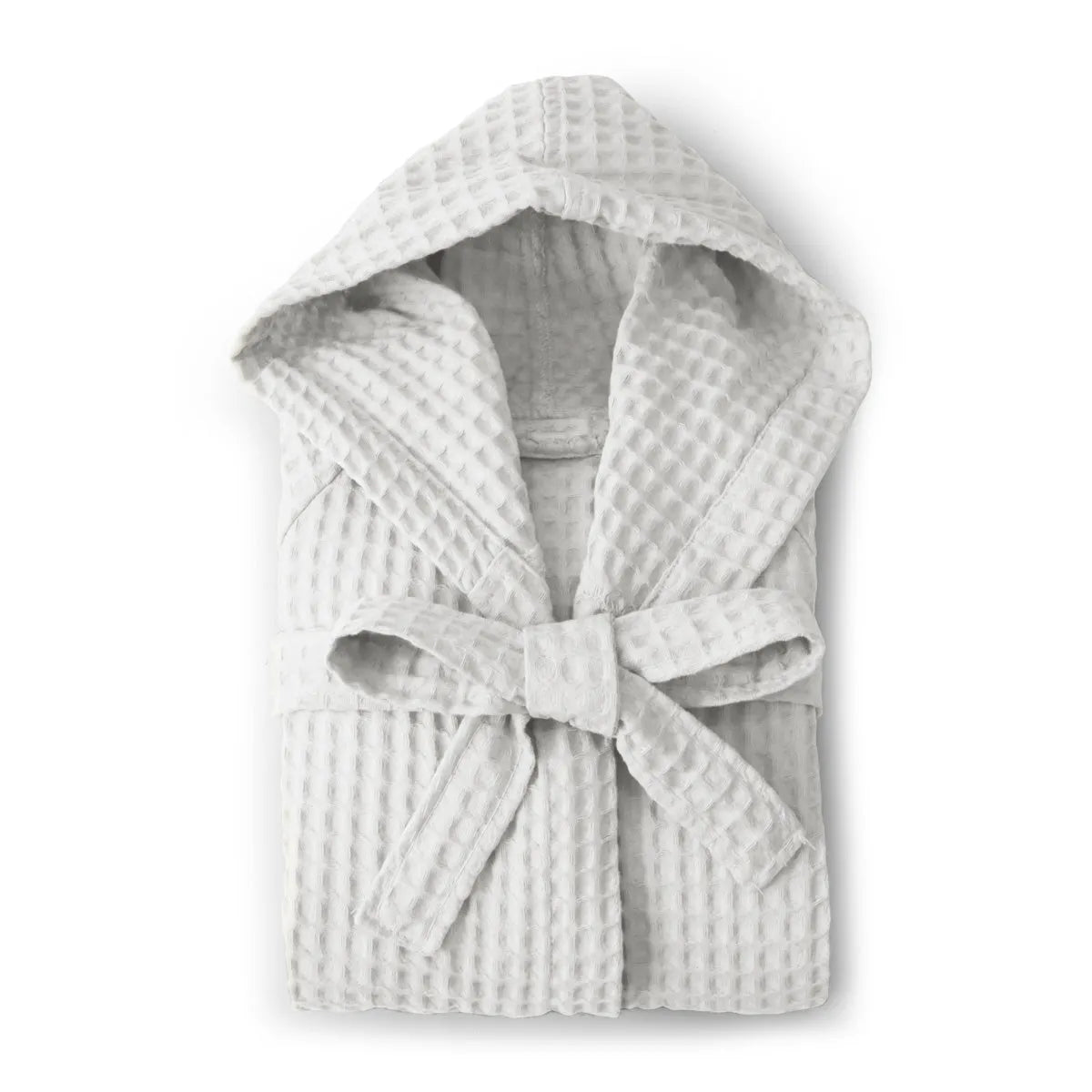 Accappatoio con cappuccio nido d'ape in puro cotone, Cocoon