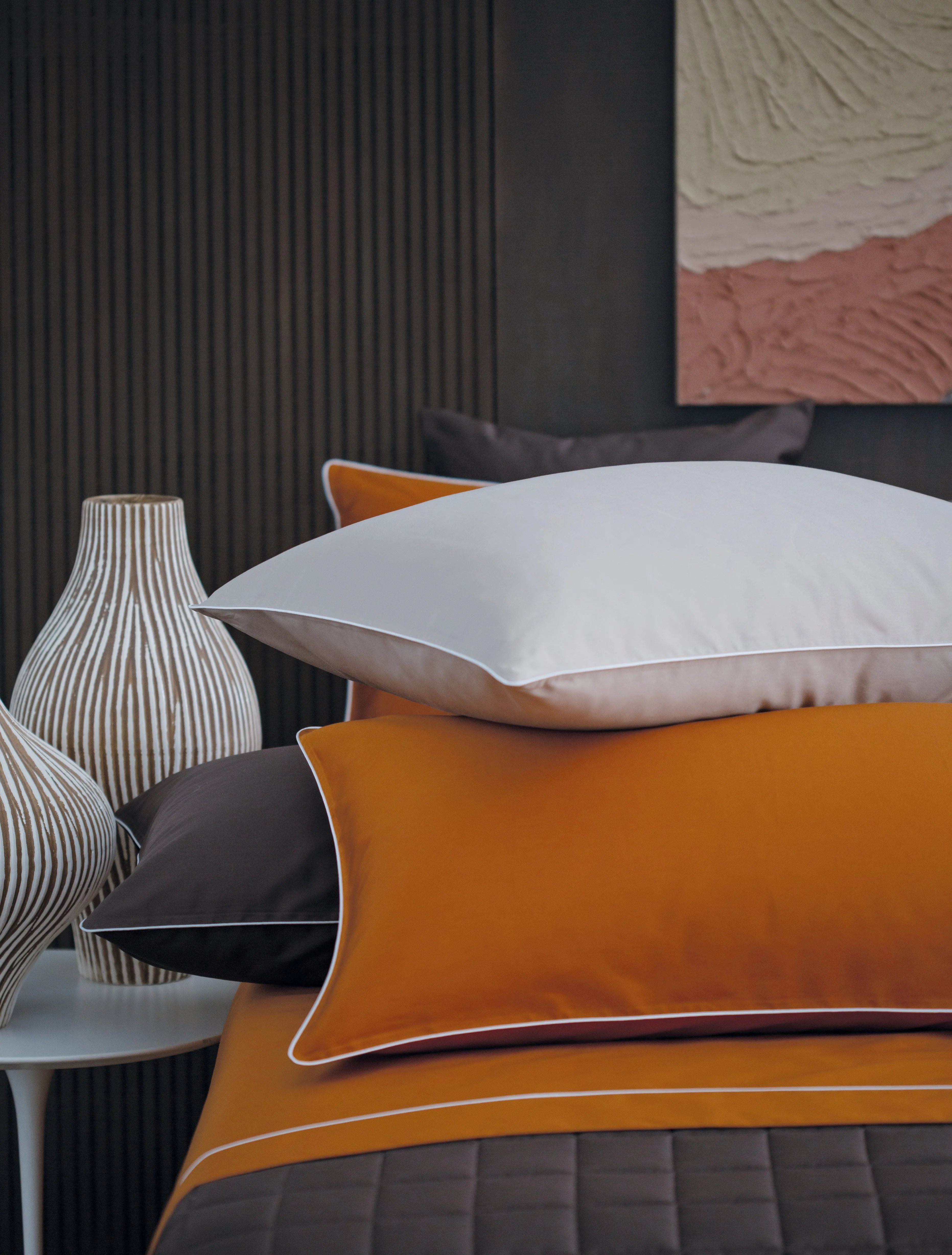 Completo lenzuola in raso di puro cotone Resort, dondi home - Home Loves