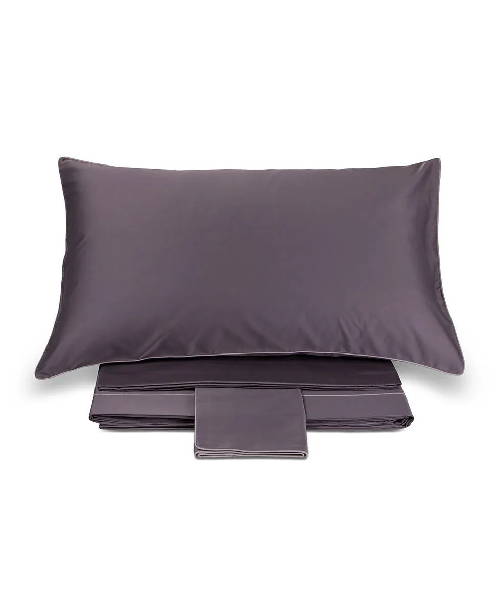 Completo lenzuola in raso di puro cotone Resort, dondi home - Home Loves