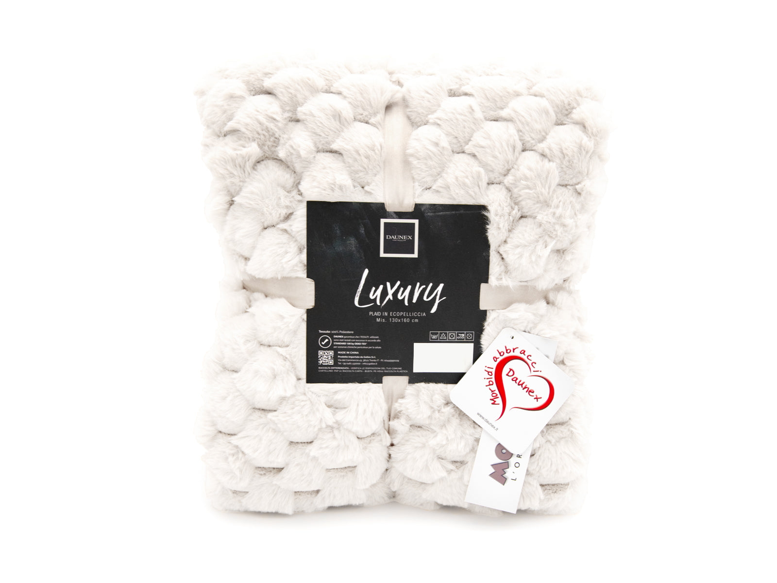 Coperta luxury colore naturale