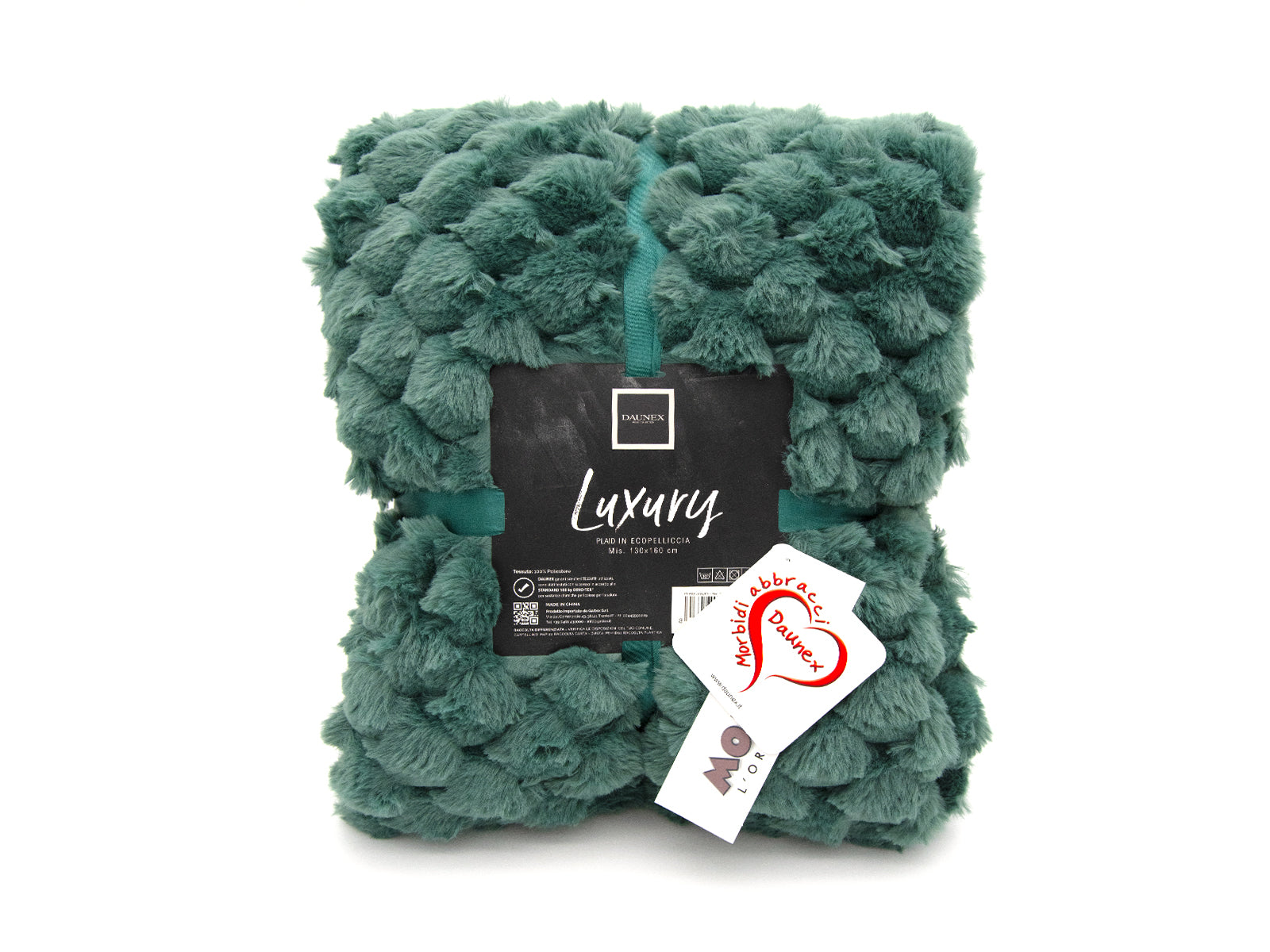 Coperta luxury colore verde