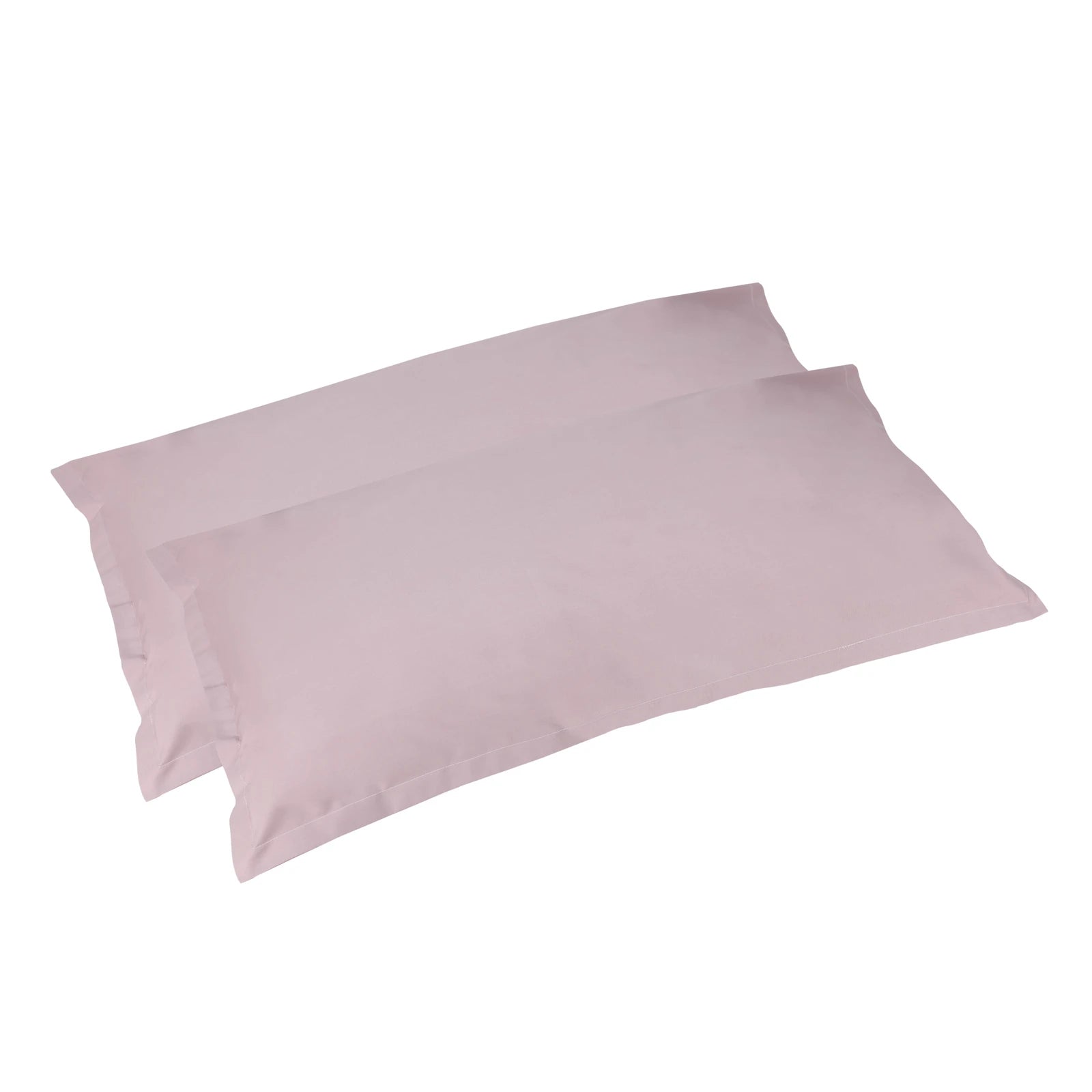Coppia federe in percalle, Arianna colore rosa