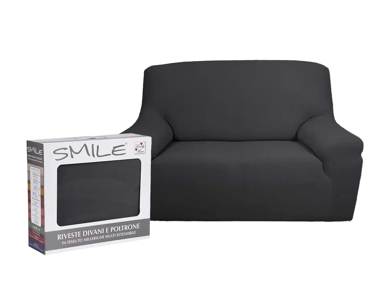 Copridivano Smile – Protezione e stile per il tuo salotto colore stone