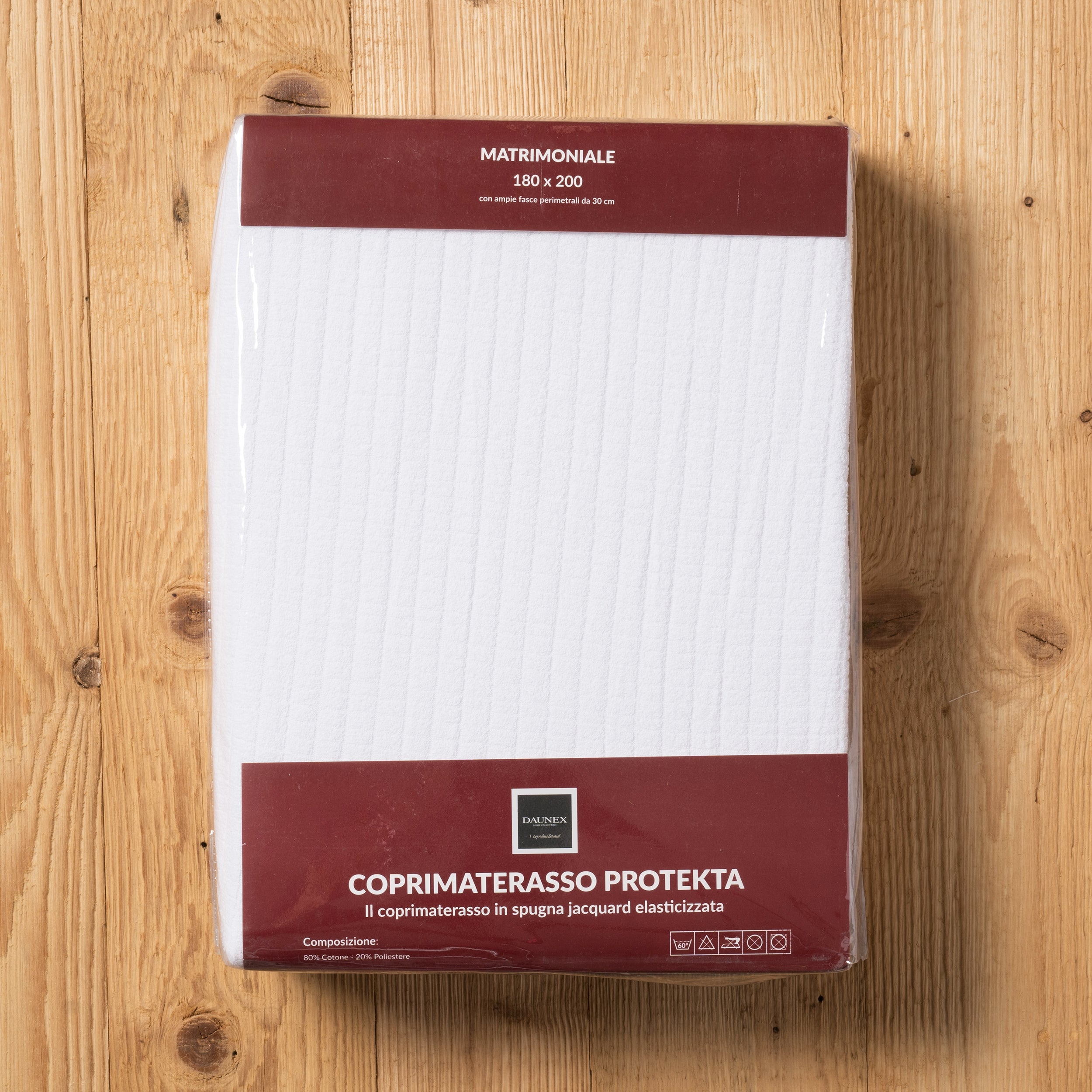 Coprimaterasso protekta in spugna Daunex busta retro