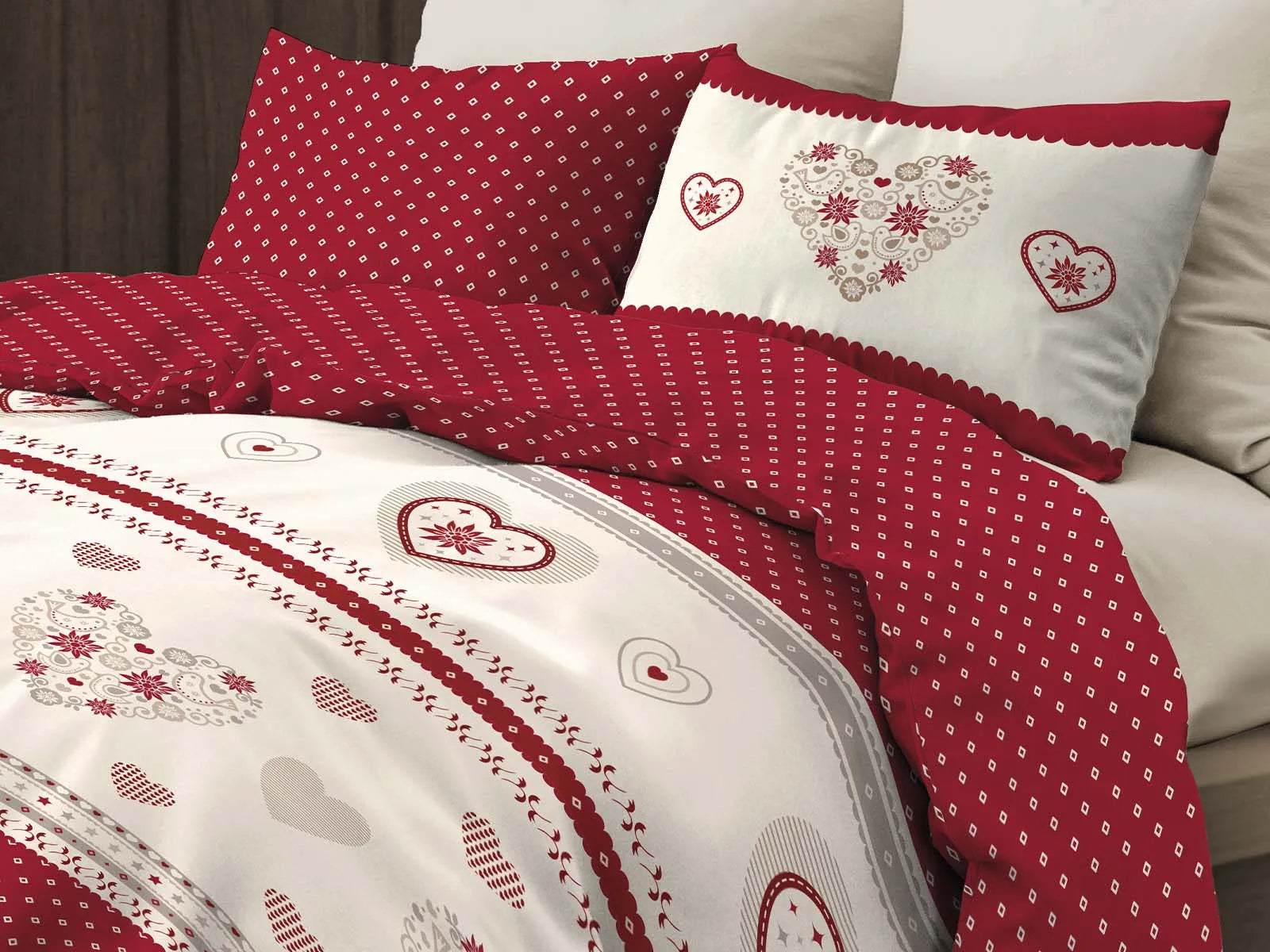Parure copripiumino infinity in puro cotone Daunex, Chambery - Home Loves