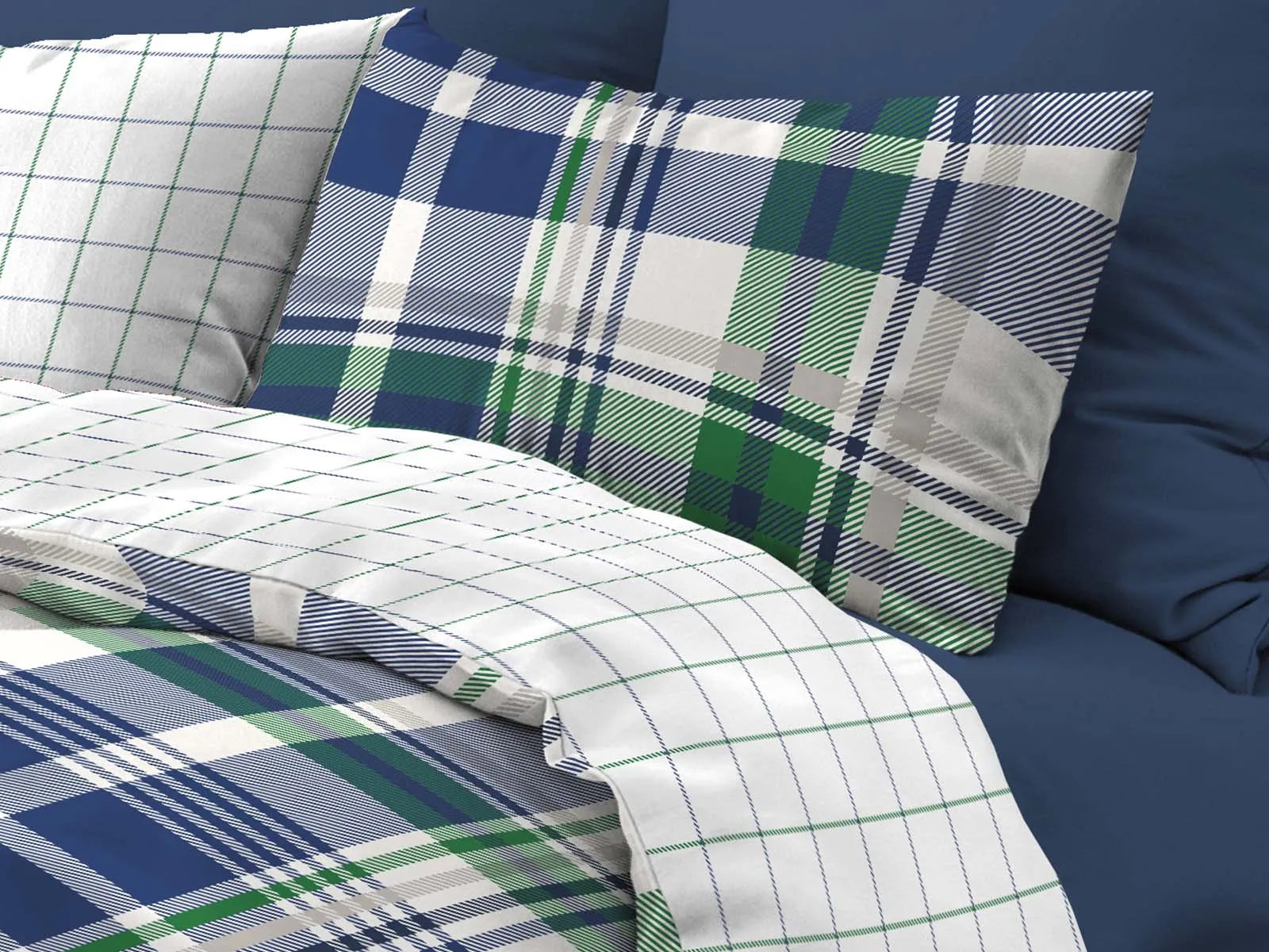 Parure copripiumino infinity in puro cotone Daunex, Chester - Home Loves