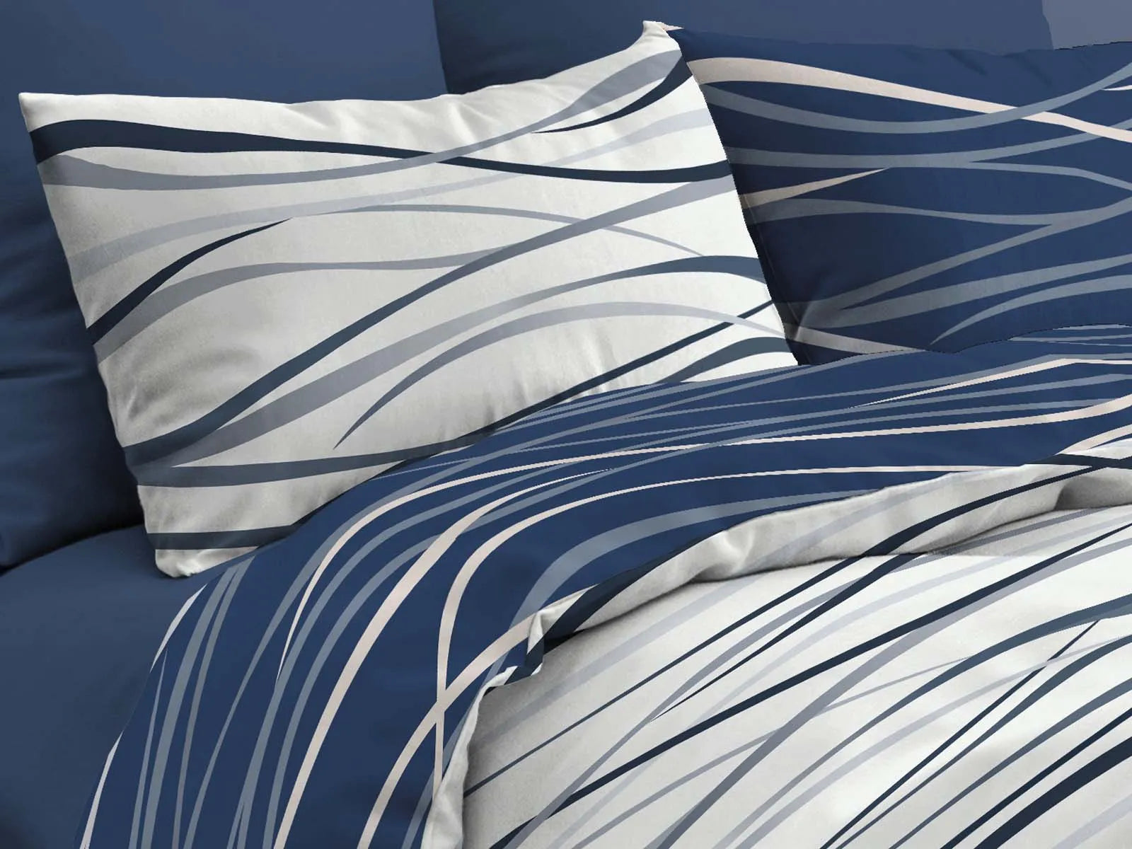 Parure copripiumino infinity in puro cotone Daunex, Cork - Home Loves