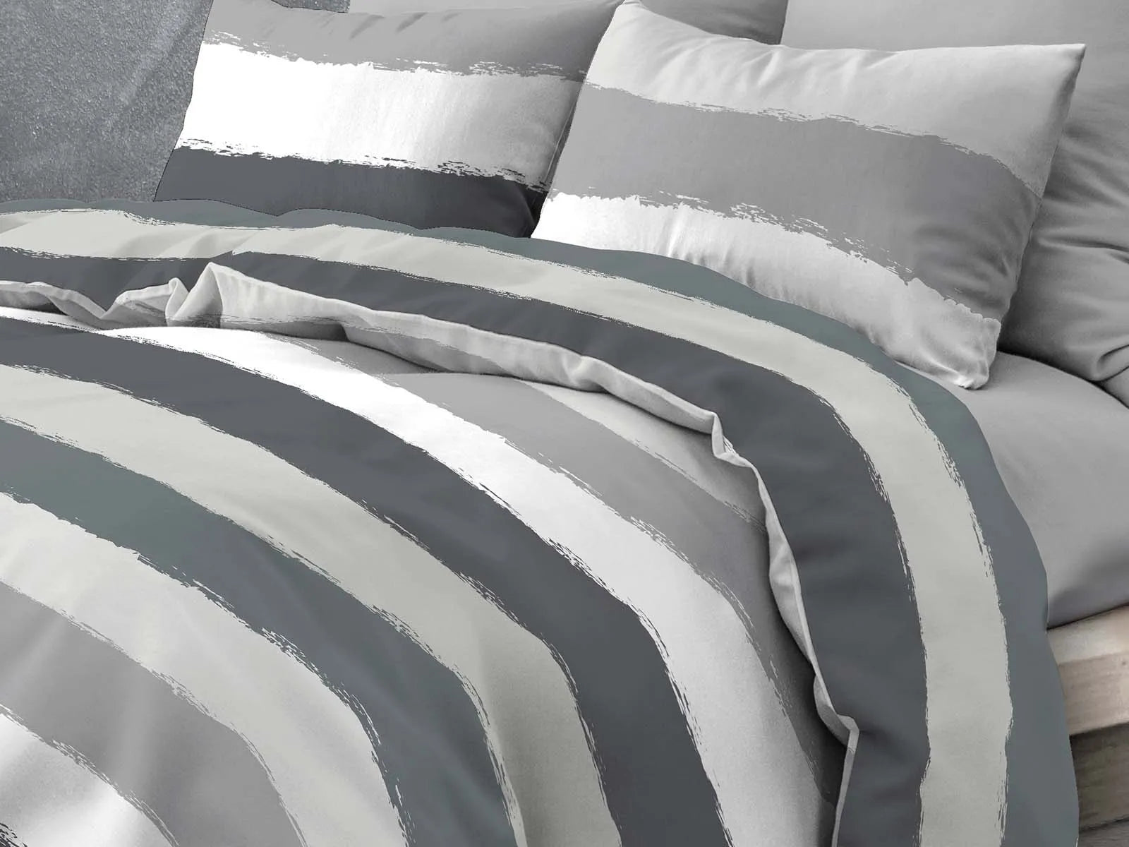 Parure copripiumino infinity in puro cotone Daunex, Dover - Home Loves