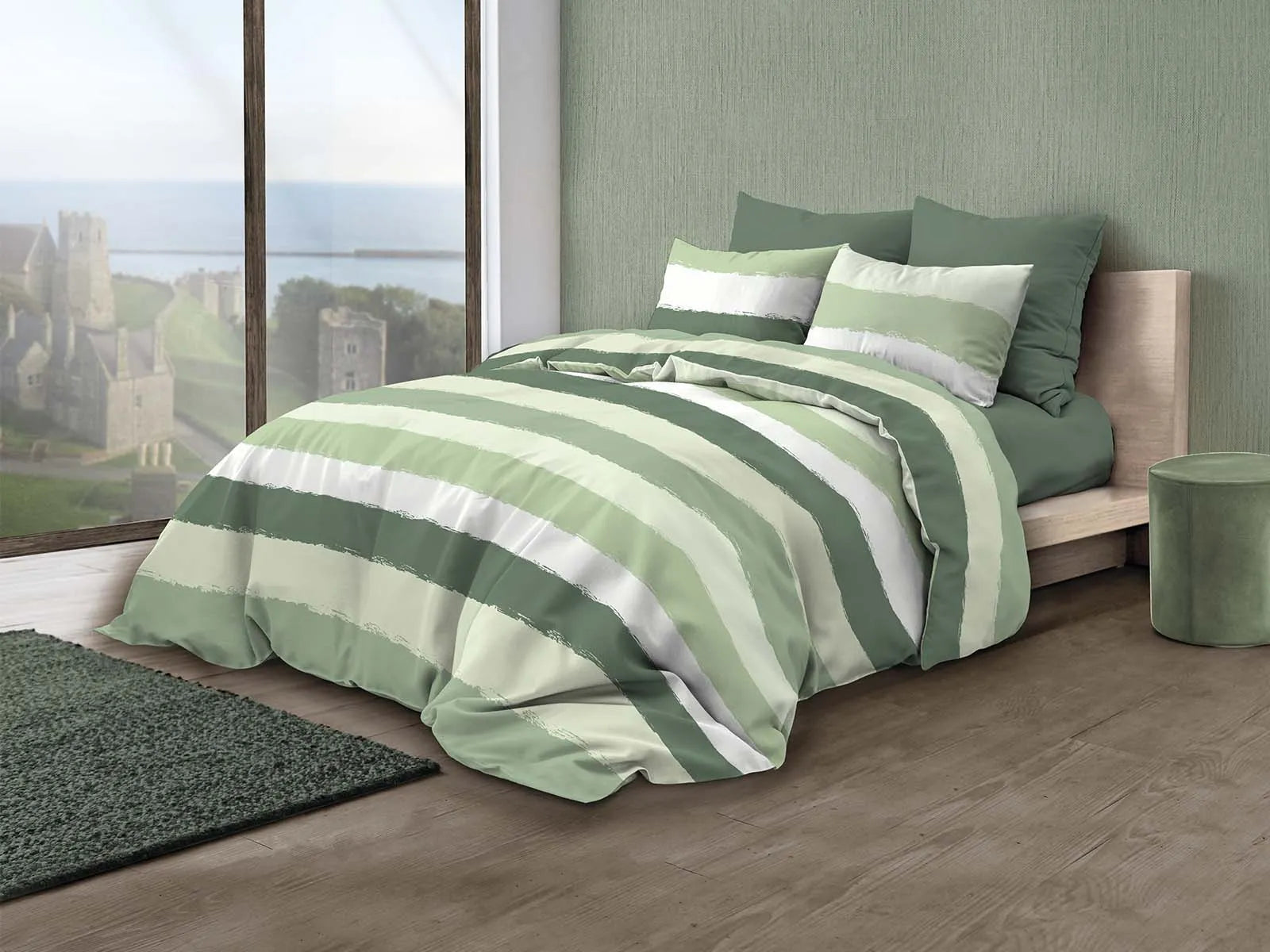 Parure copripiumino infinity in puro cotone Daunex, Dover - Home Loves