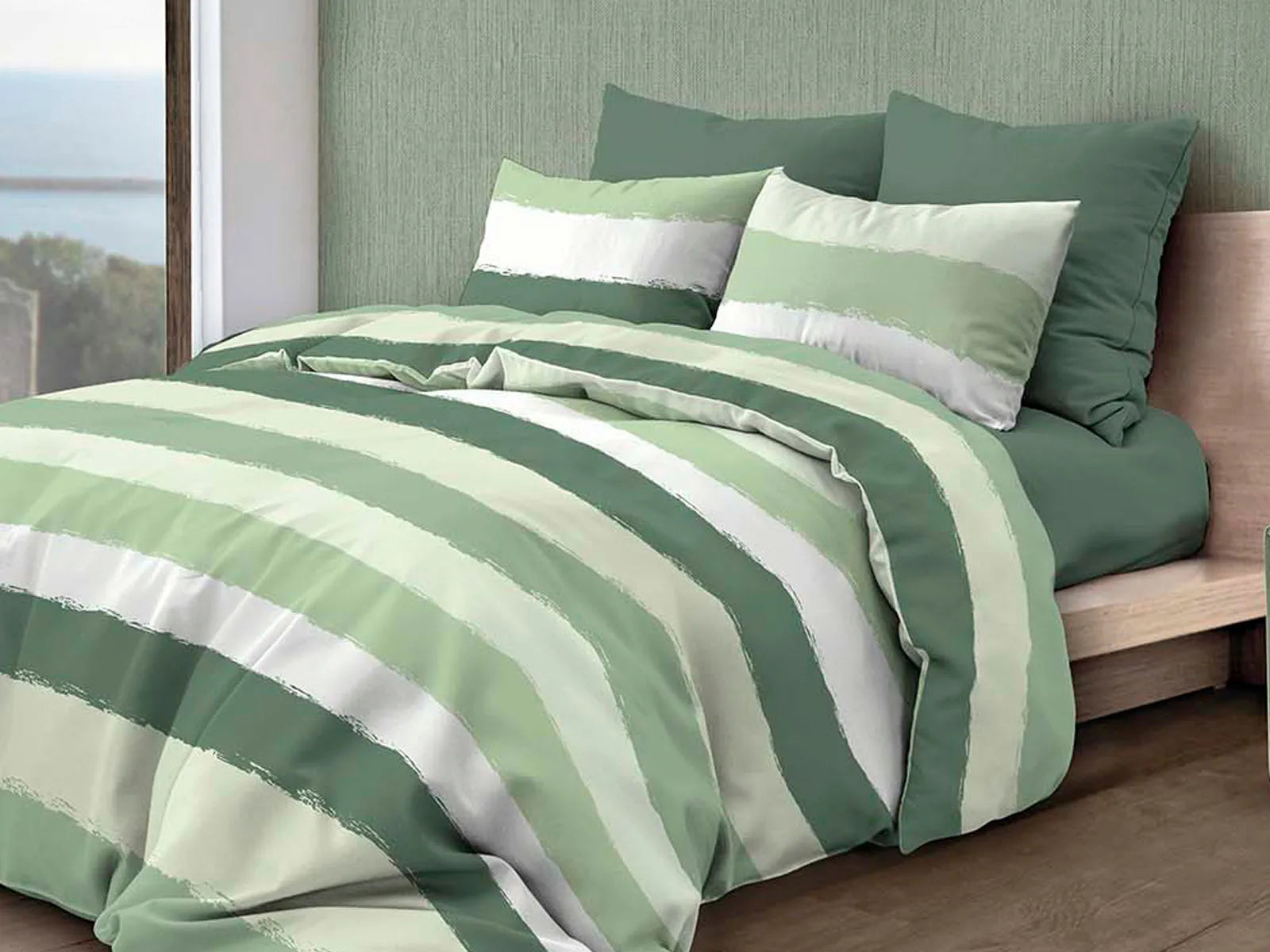 Parure copripiumino infinity in puro cotone Daunex, Dover - Home Loves