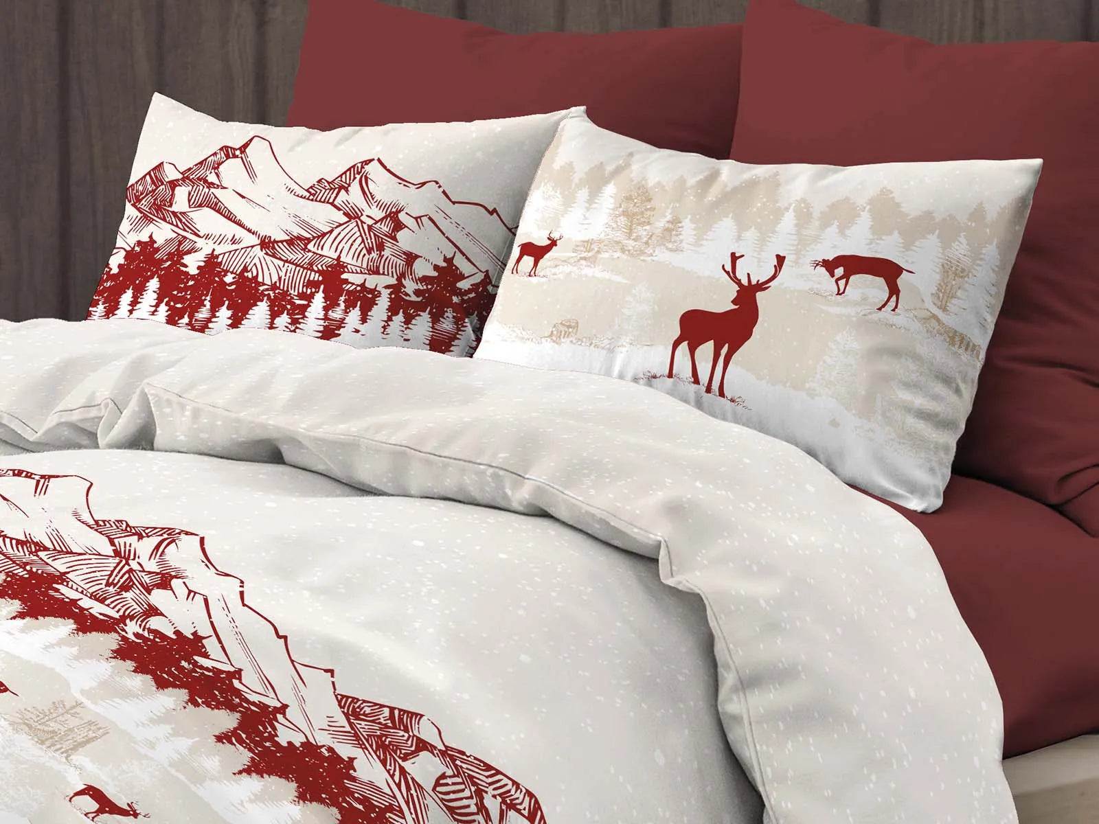 Parure copripiumino infinity in puro cotone Daunex, Monterosa - Home Loves