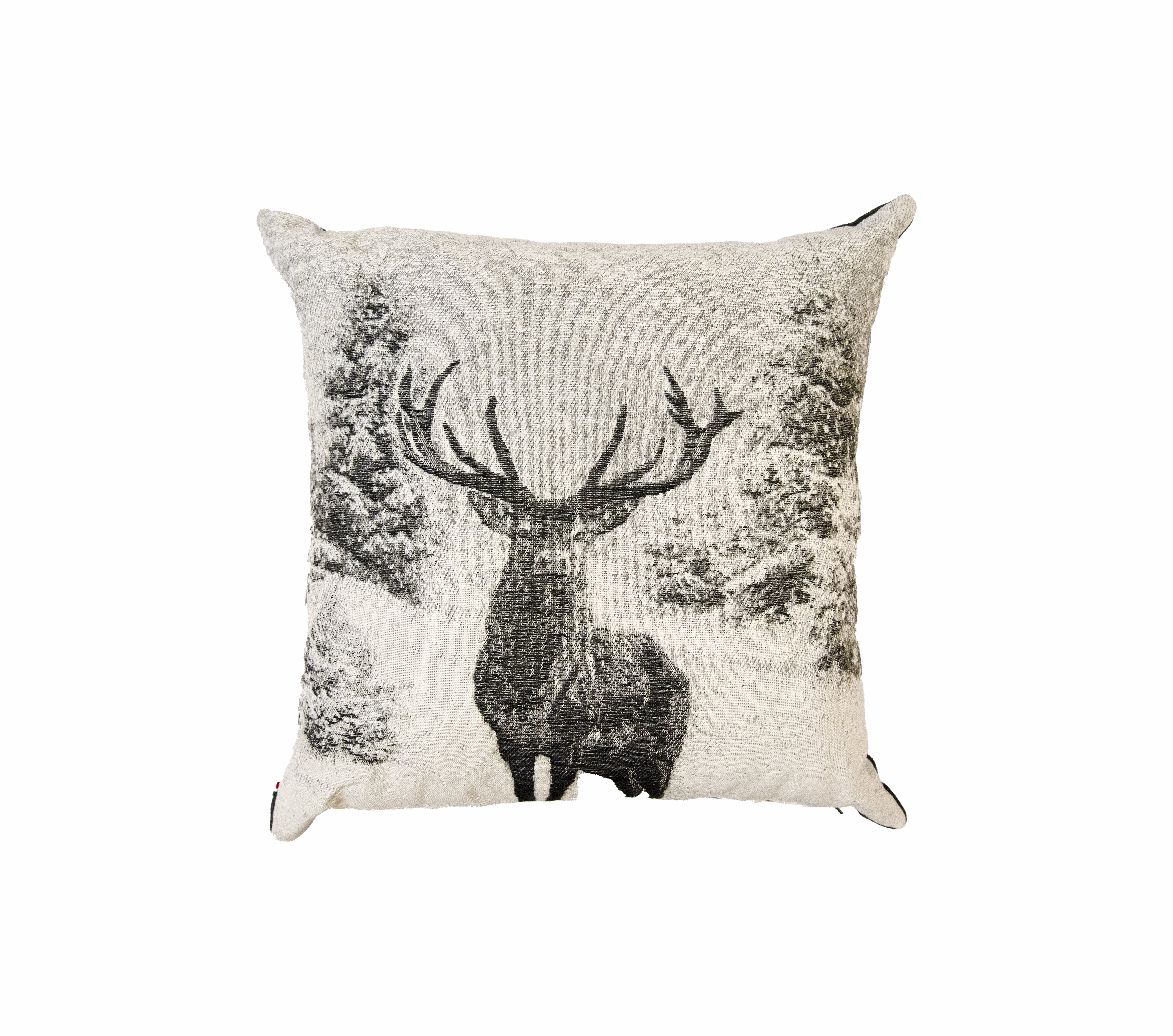 Cuscino Cervo Enjoy colore grigio fronte