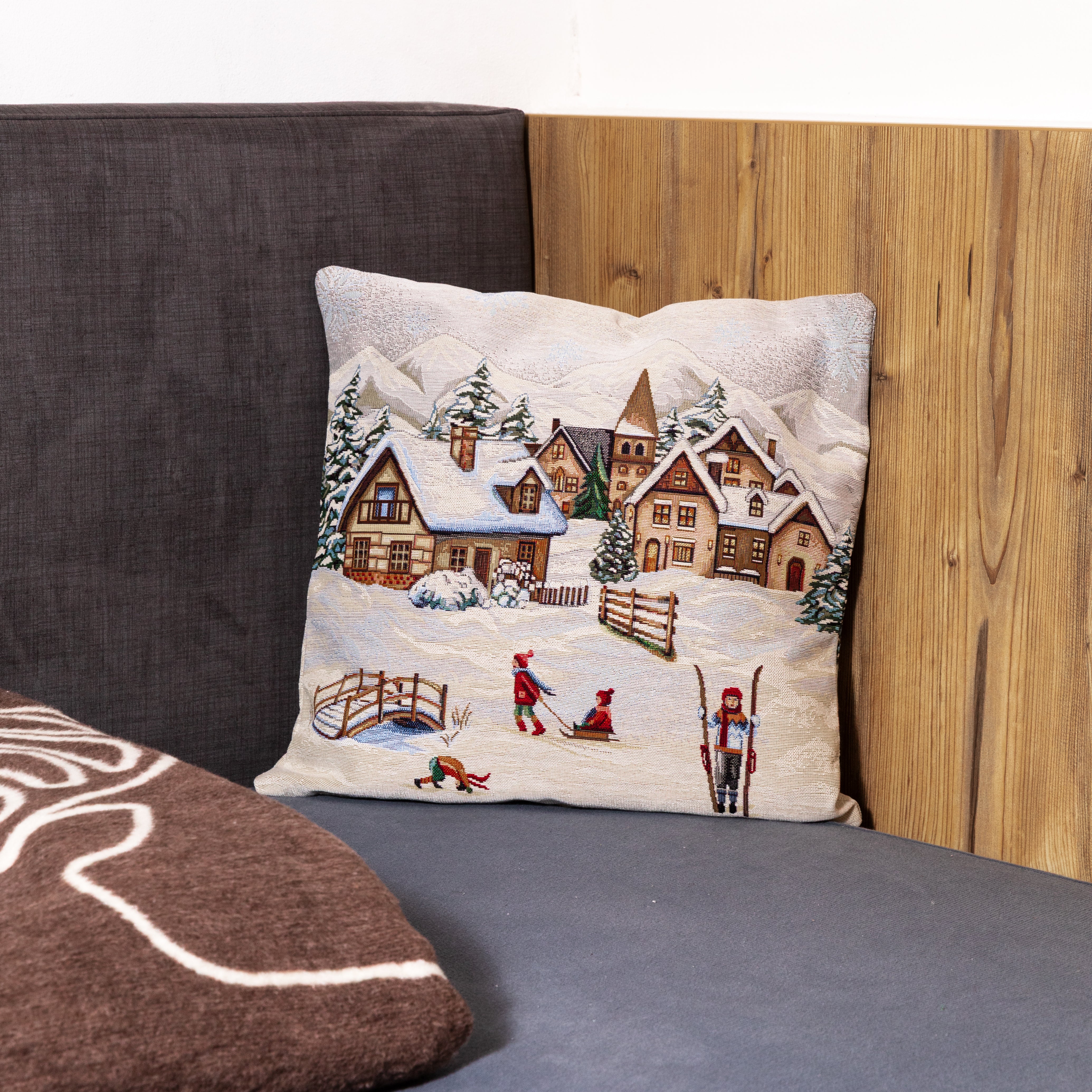 Federa cuscino Winter Daunex misura 45x45 cm fronte