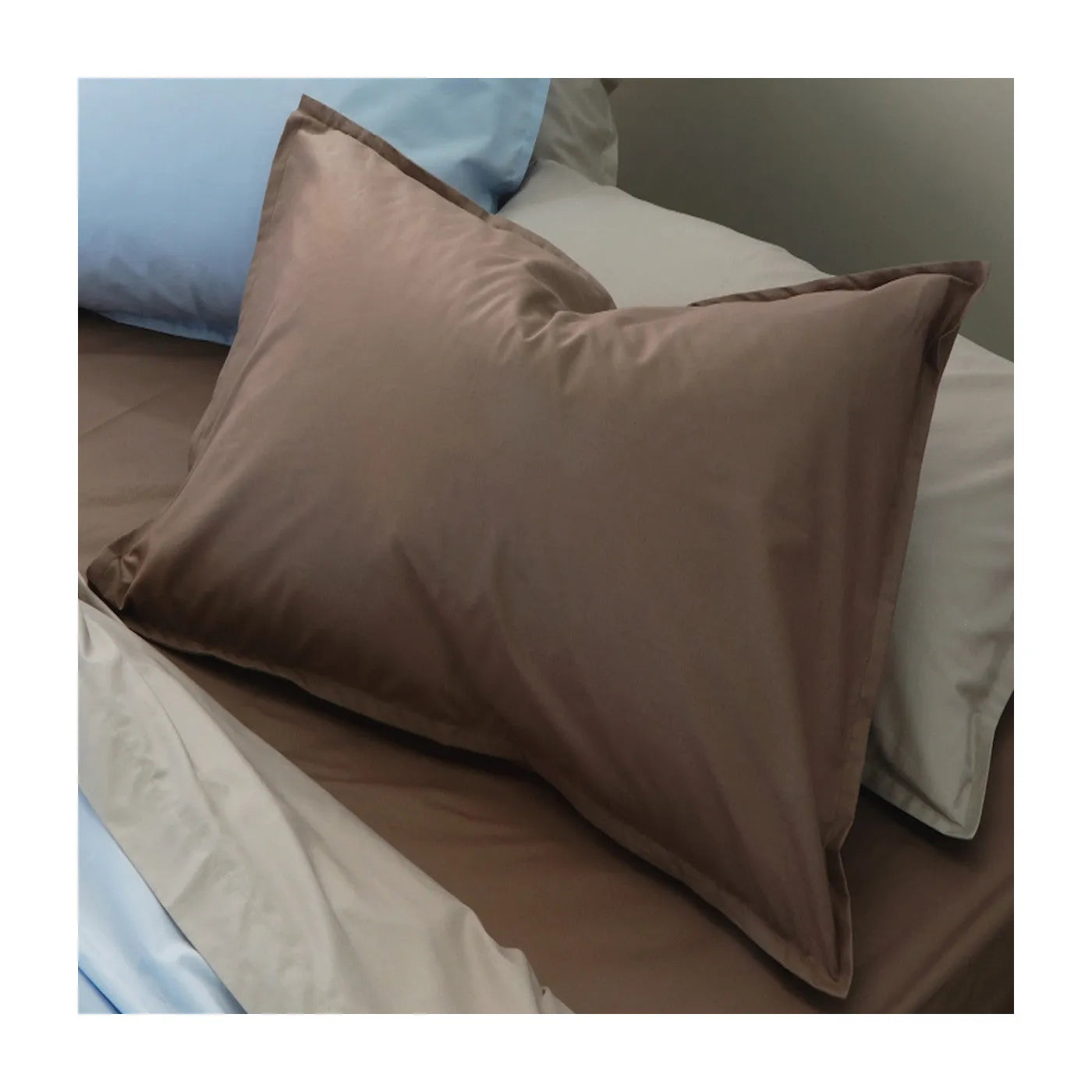 Federa cuscino in percalle di puro cotone, aura - Home Loves