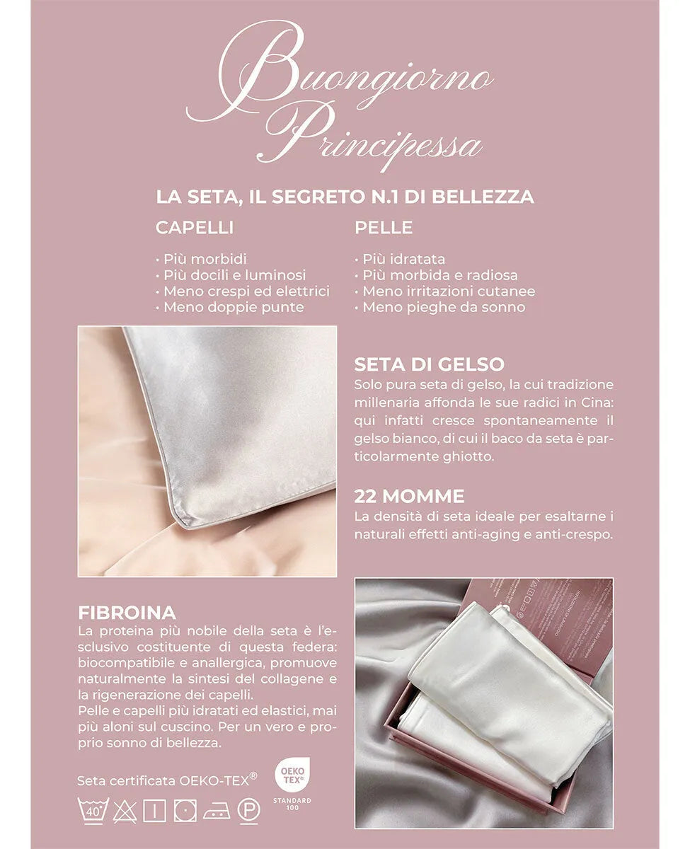 Federa in 100% seta bungiorno principessa, dondi home - Home Loves