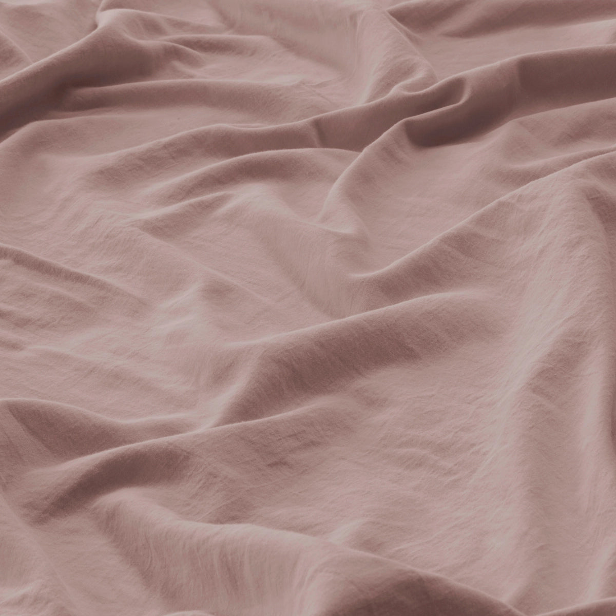Federa in raso di puro cotone stone-washed effetto no stiro, block 58 colore rosa-polvere dettaglio tessuto