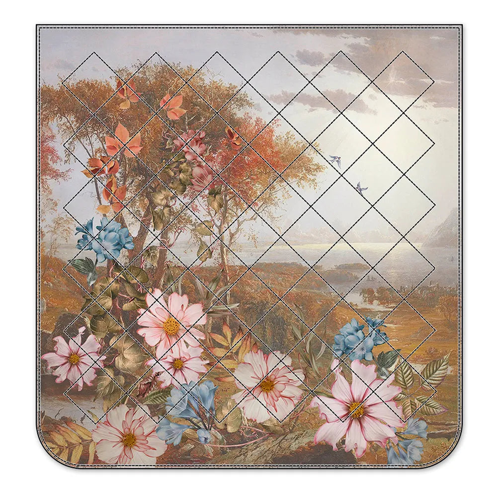 Trapunta invernale matrimoniale, levante multicolore - Home Loves