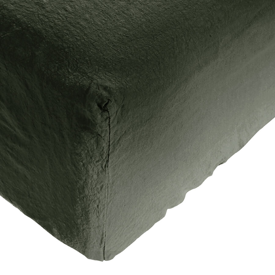 Lenzuolo con Angoli Loft 49 verde scuro