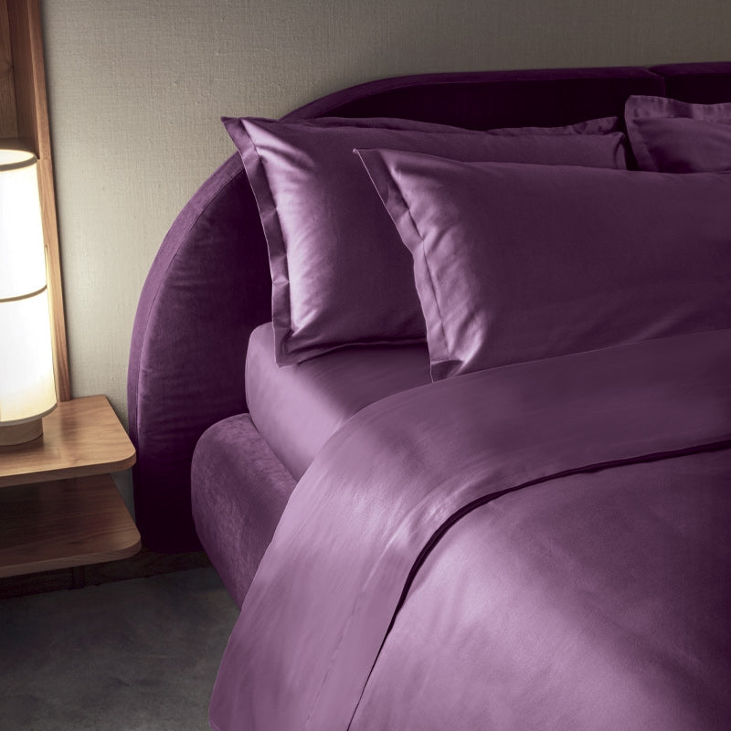 Lenzuolo con angoli, Trecento colore purple.