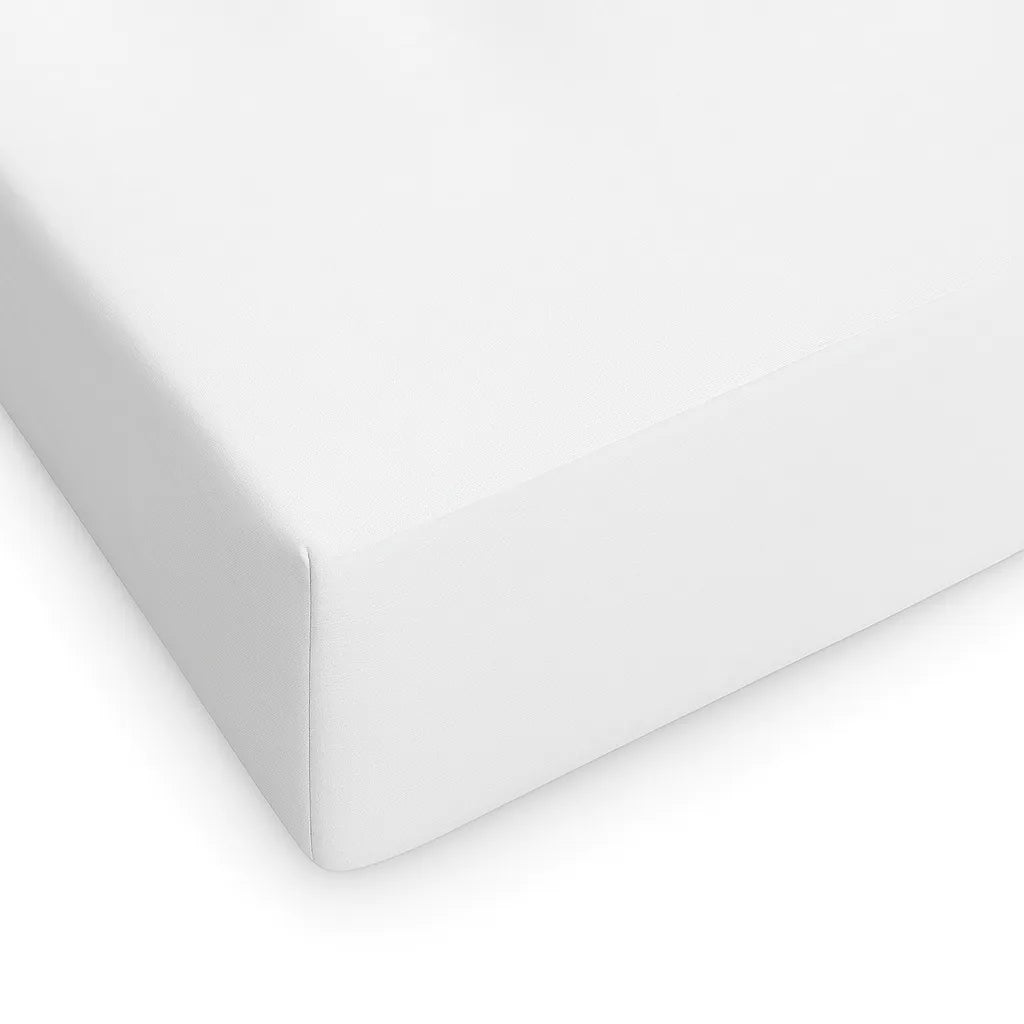 Lenzuolo sotto con angolo basic Daunex in puro cotone colore bianco