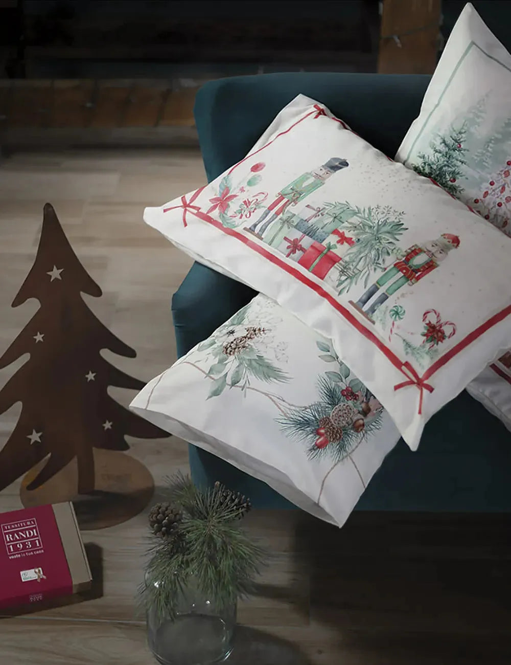 Coppia federe in raso di puro cotone favola - Home Loves