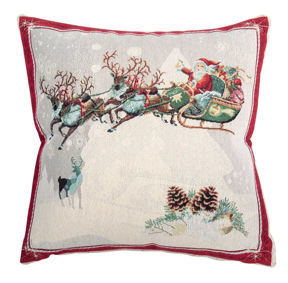 Fodera cuscino papa noel Daunex misura 45 x 45 cm - Home Loves