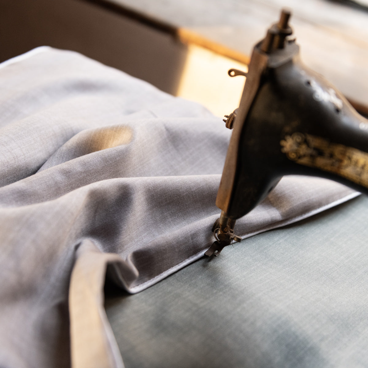 Parure Copripiumino Matrimoniale in Raso Mikado dettaglio tessuto