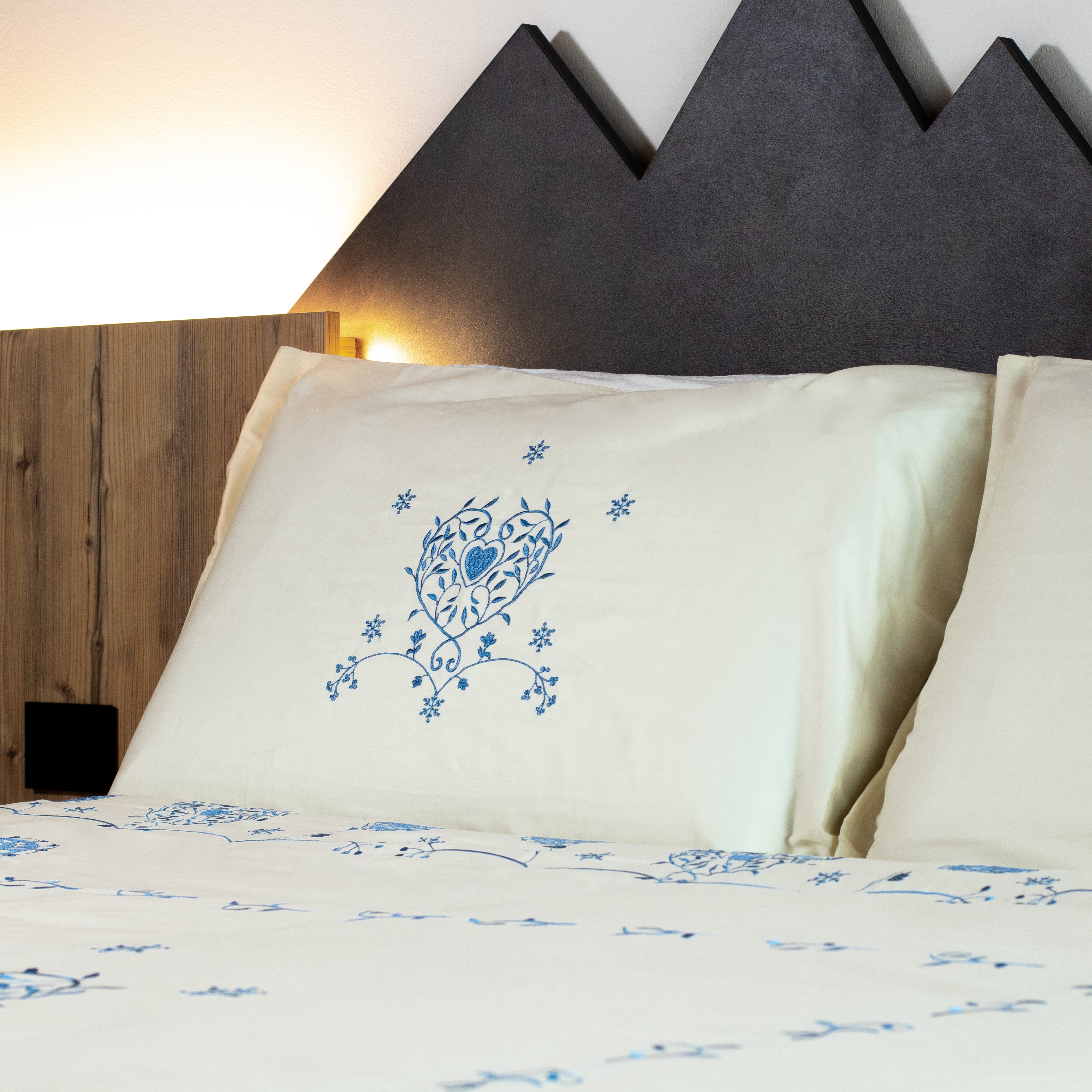 Parure copripiumino Daunex chalet St.marcel dettaglio federa