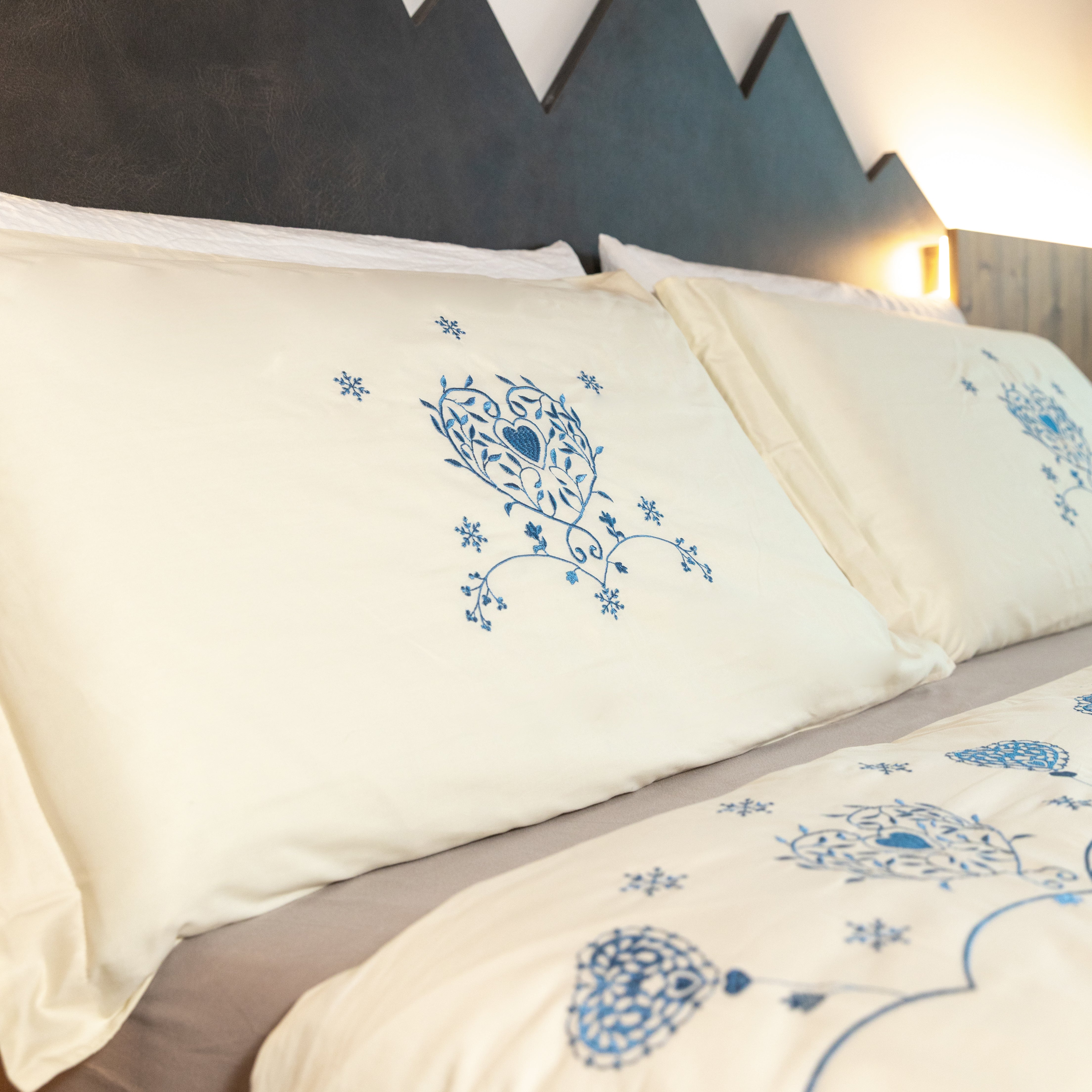 Parure copripiumino Daunex chalet St.marcel dettaglio federe