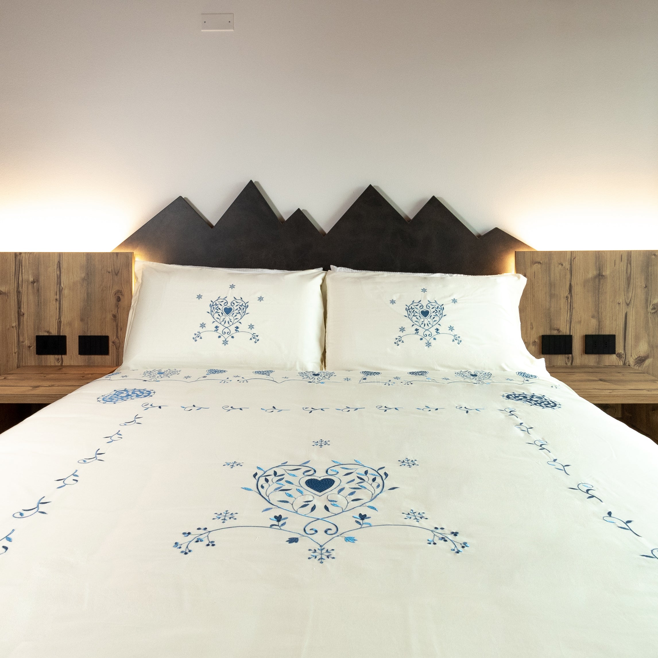 Parure copripiumino Daunex chalet St.marcel letto frontale