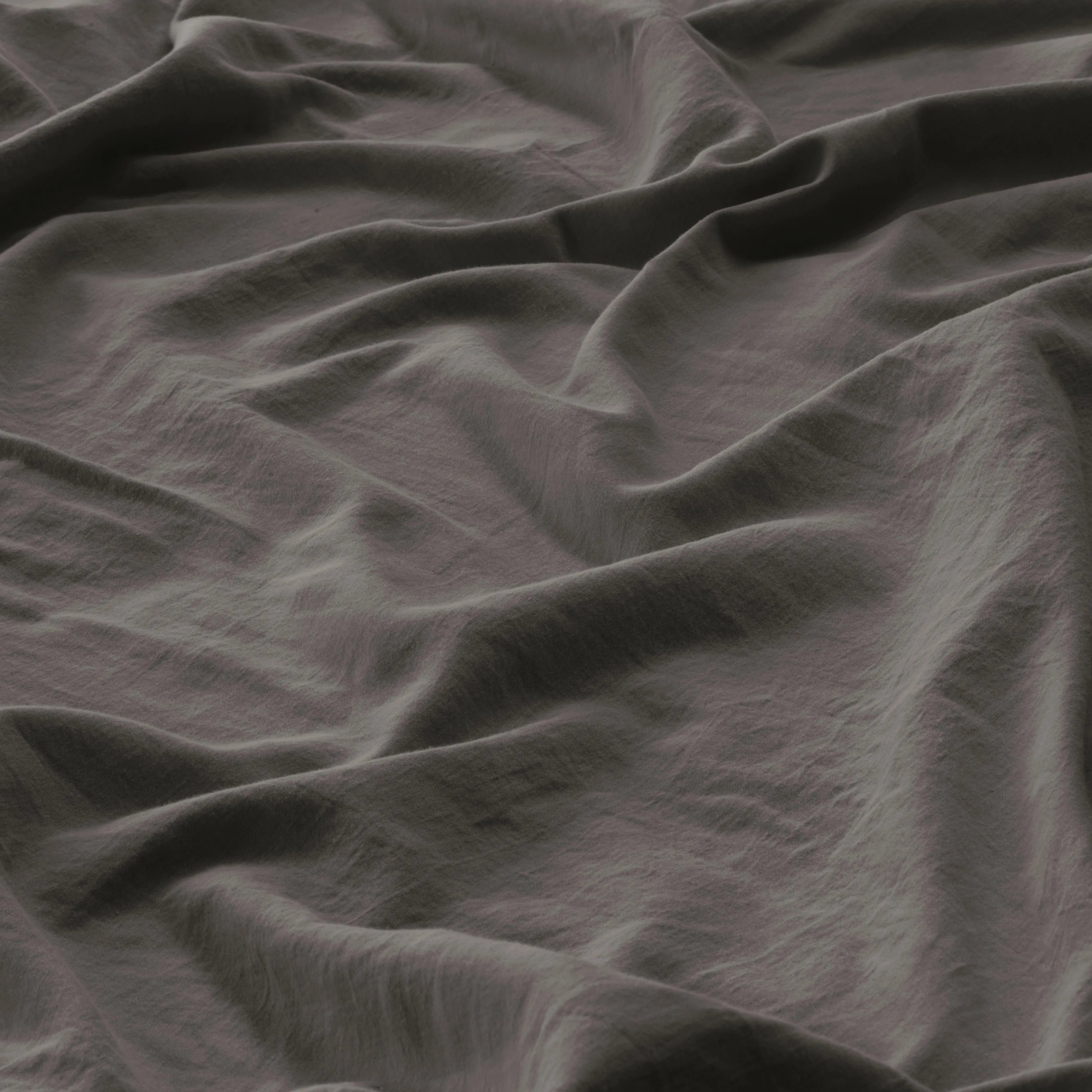 Parure copripiumino in raso stone-washed effetto no stiro, Block 58 - Home Loves