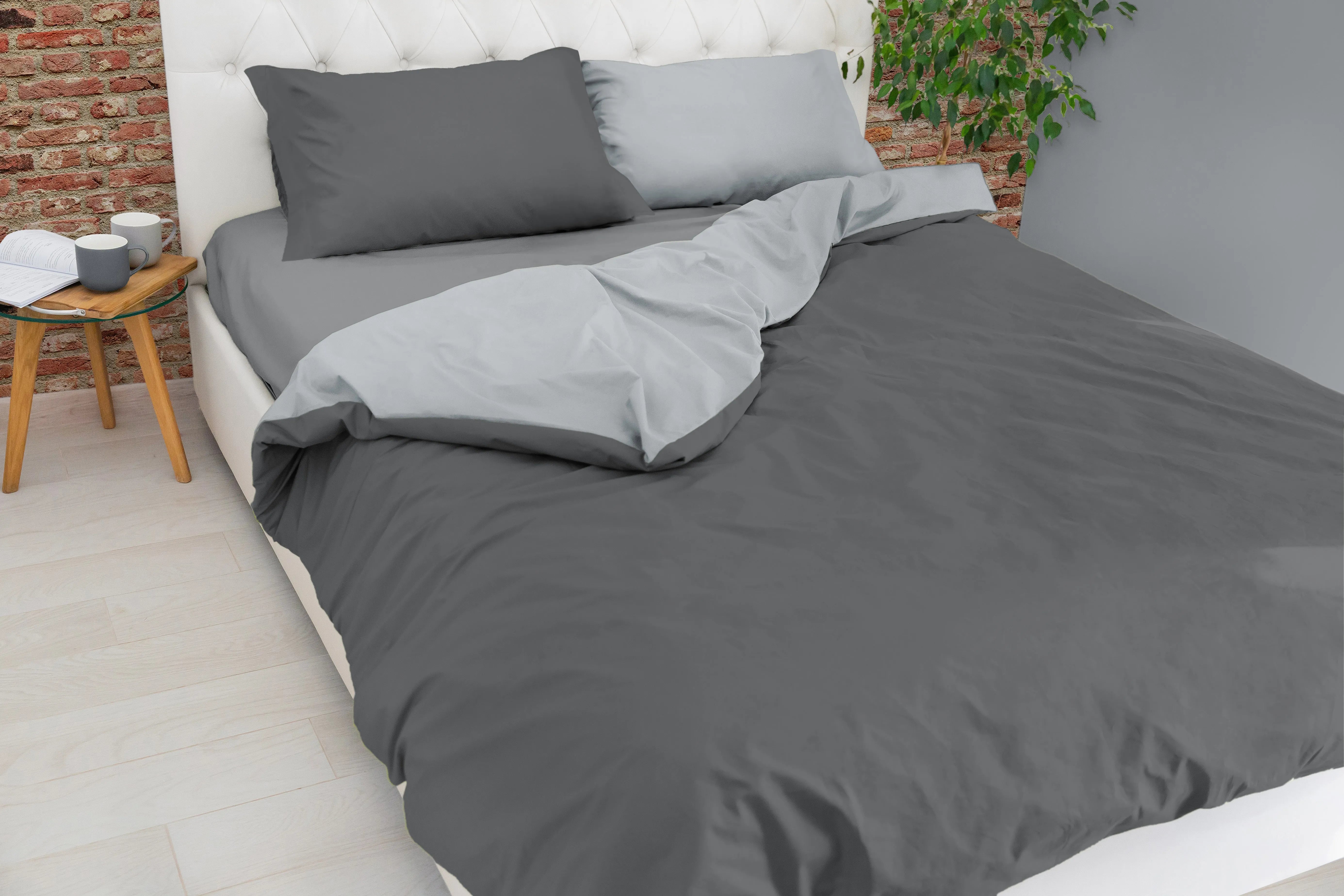 Paure copripiumino double face bicolor Easy no stiro Daunex - Home Loves