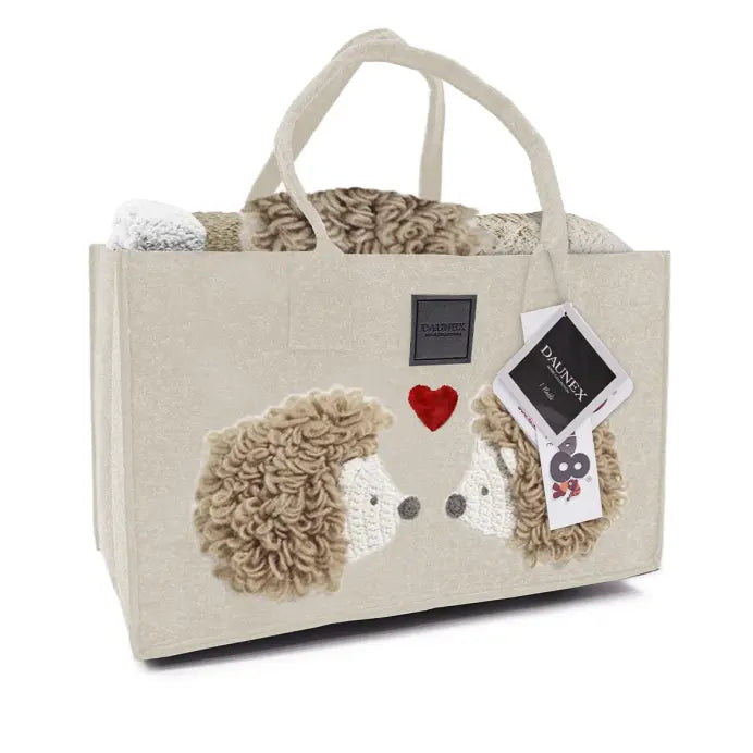 Plaid Friend Ricci Innamorati Daunex morbido e romantico con borsa