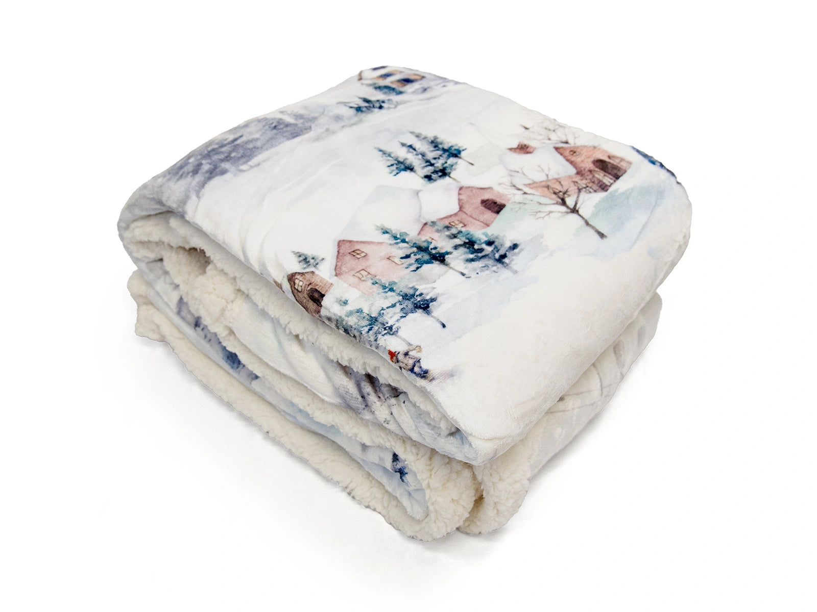 Plaid Morbidotto Norvegia Caldo e Accogliente dettaglio plaid piegato