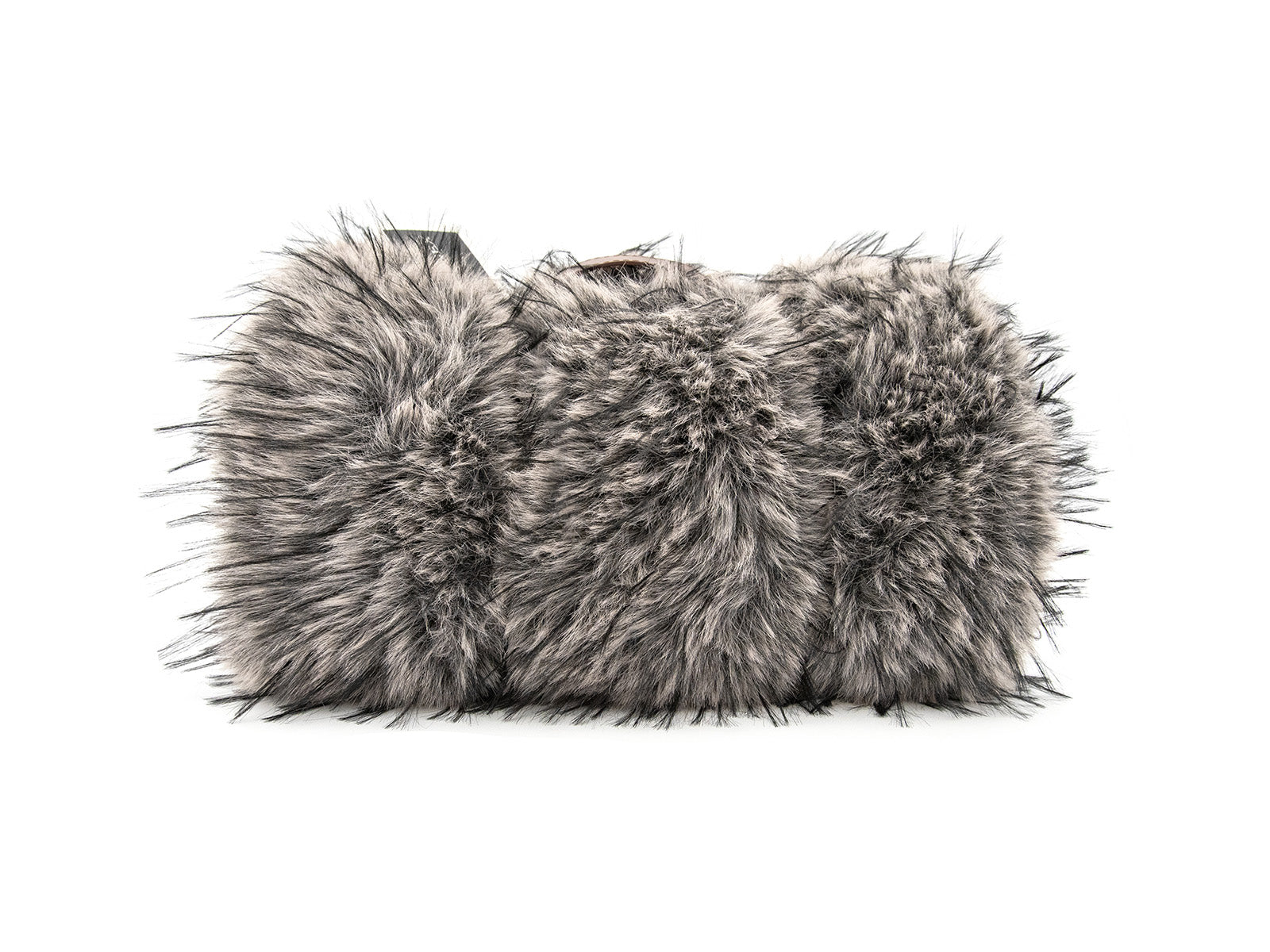 Plaid e coperta effetto pelliccia Daunex Fur Deluxe colore grigio confezione