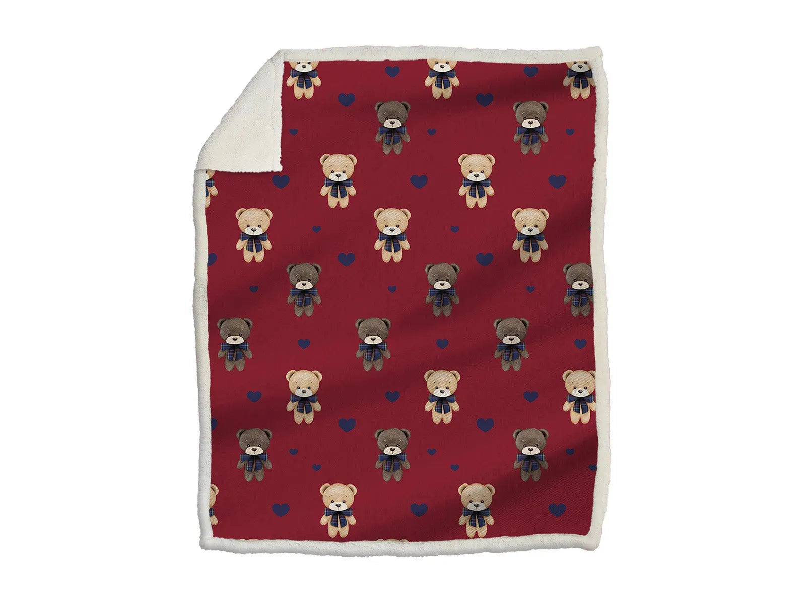 Plaid morbidotto baby light Daunex, orsacchiotti - Home Loves