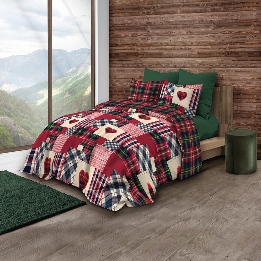 Copripiumino infinity in puro cotone Daunex, saint veran