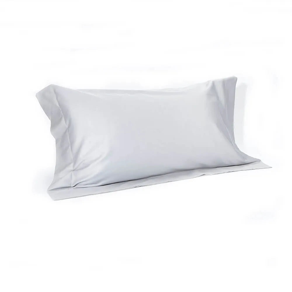 Federa in raso di puro cotone tinta unita, elegance satin - Home Loves