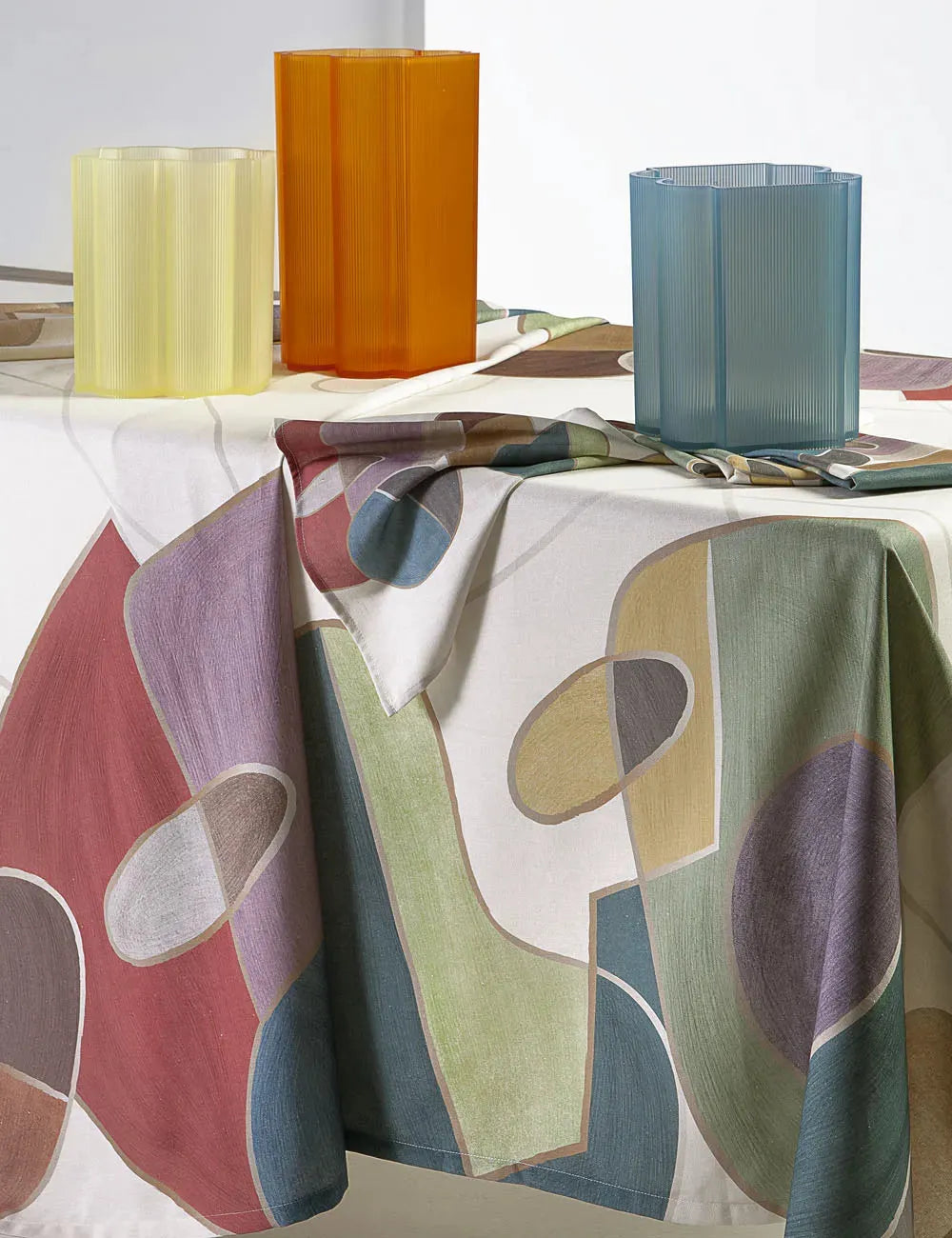 Servizio tavola radici in stampa digitale, forme - Home Loves