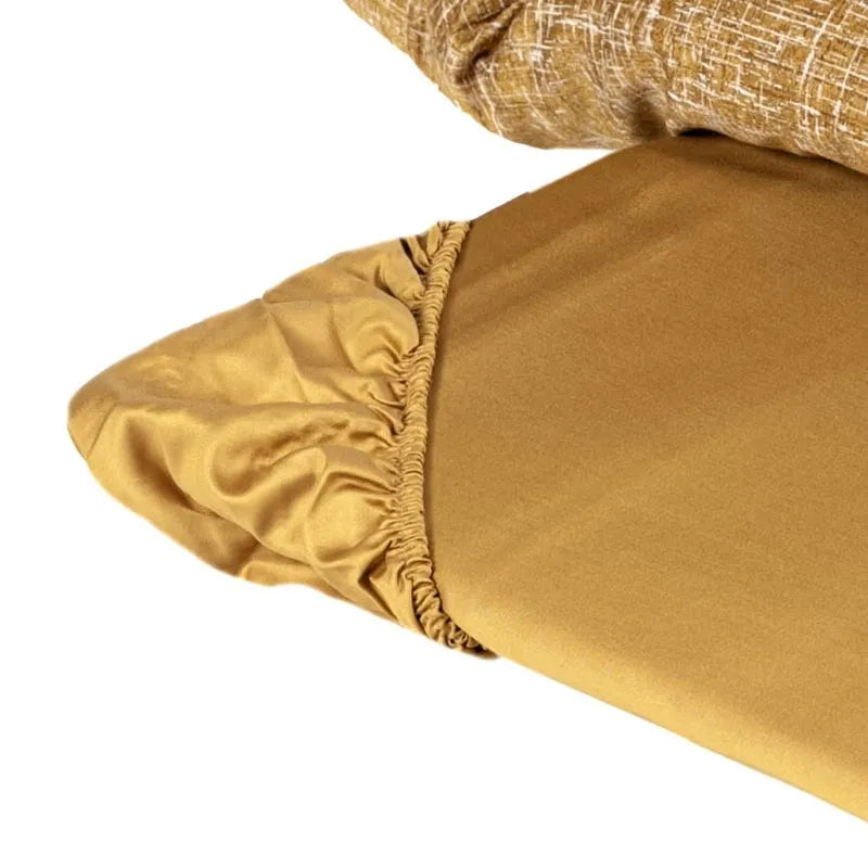 Completo copripiumino fazzini matrimoniale in raso di puro cotone, Baco - Home Loves