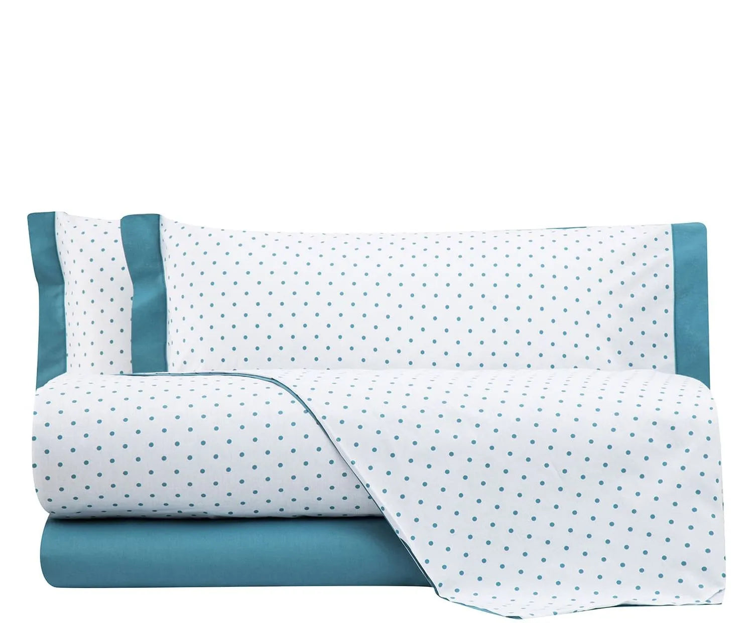 Completo lenzuola in puro cotone, Shake pois - Home Loves