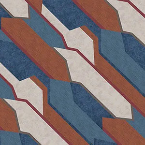Trapunta invernale matrimoniale, tre multicolore - Home Loves